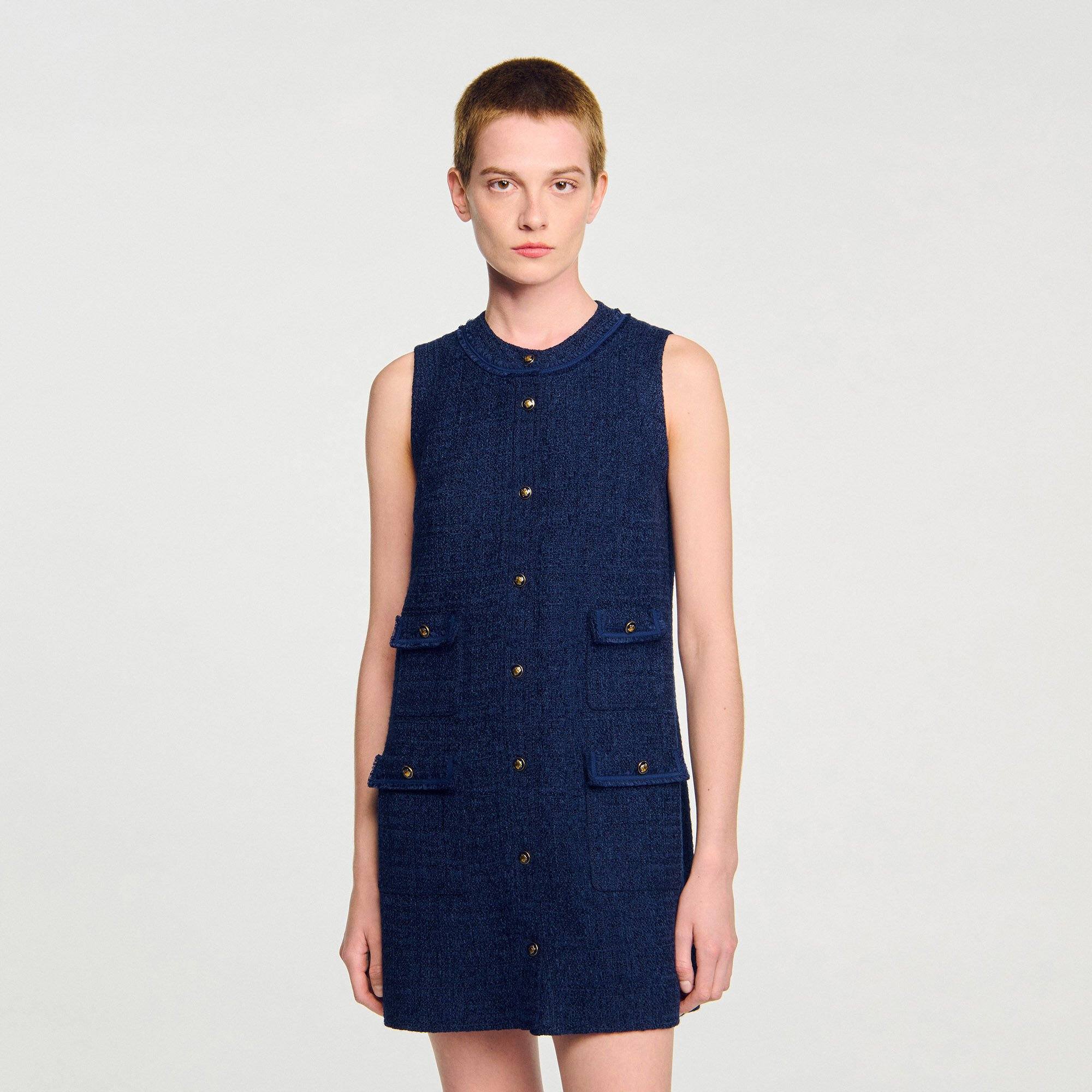 MINI TWEED DRESS - 4