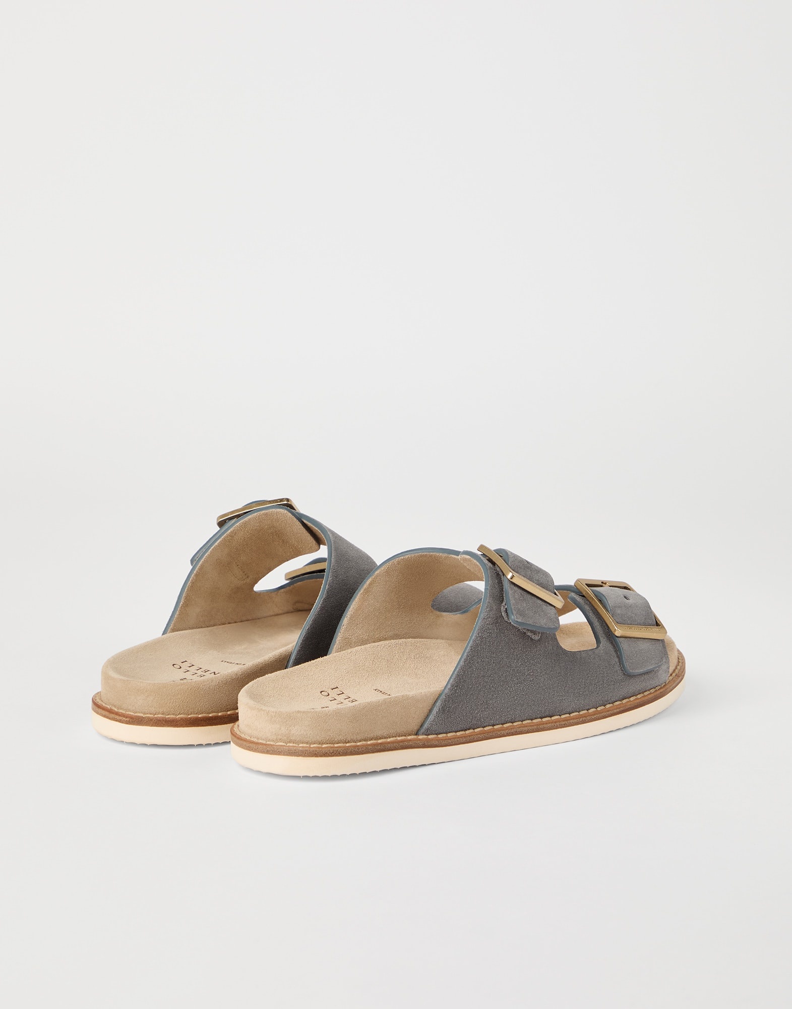 Washed suede urban slides - 2