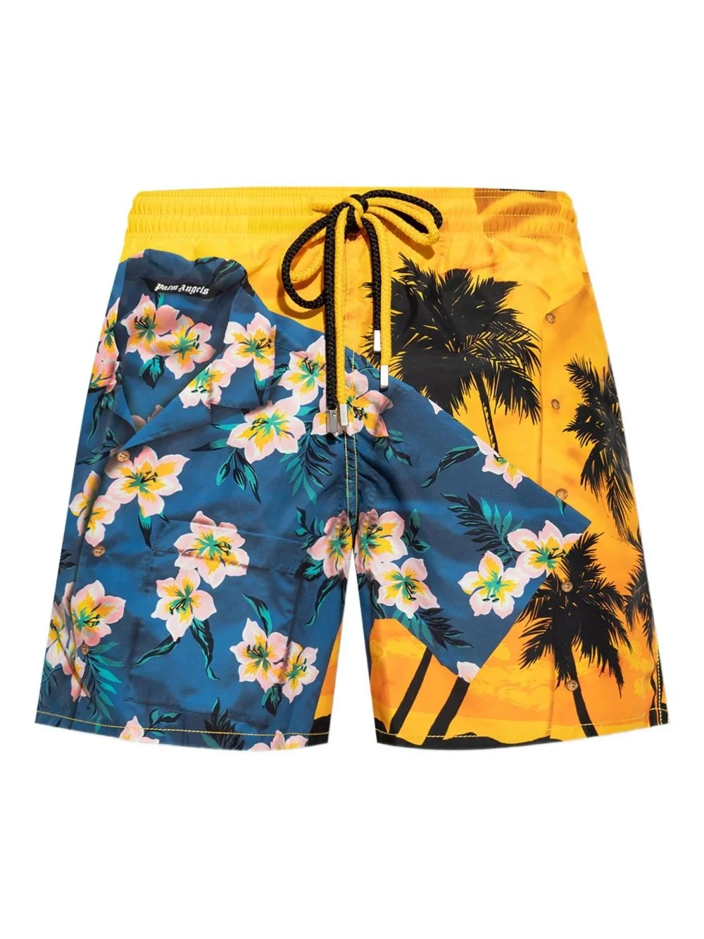 palm-tree print swim shorts - 1