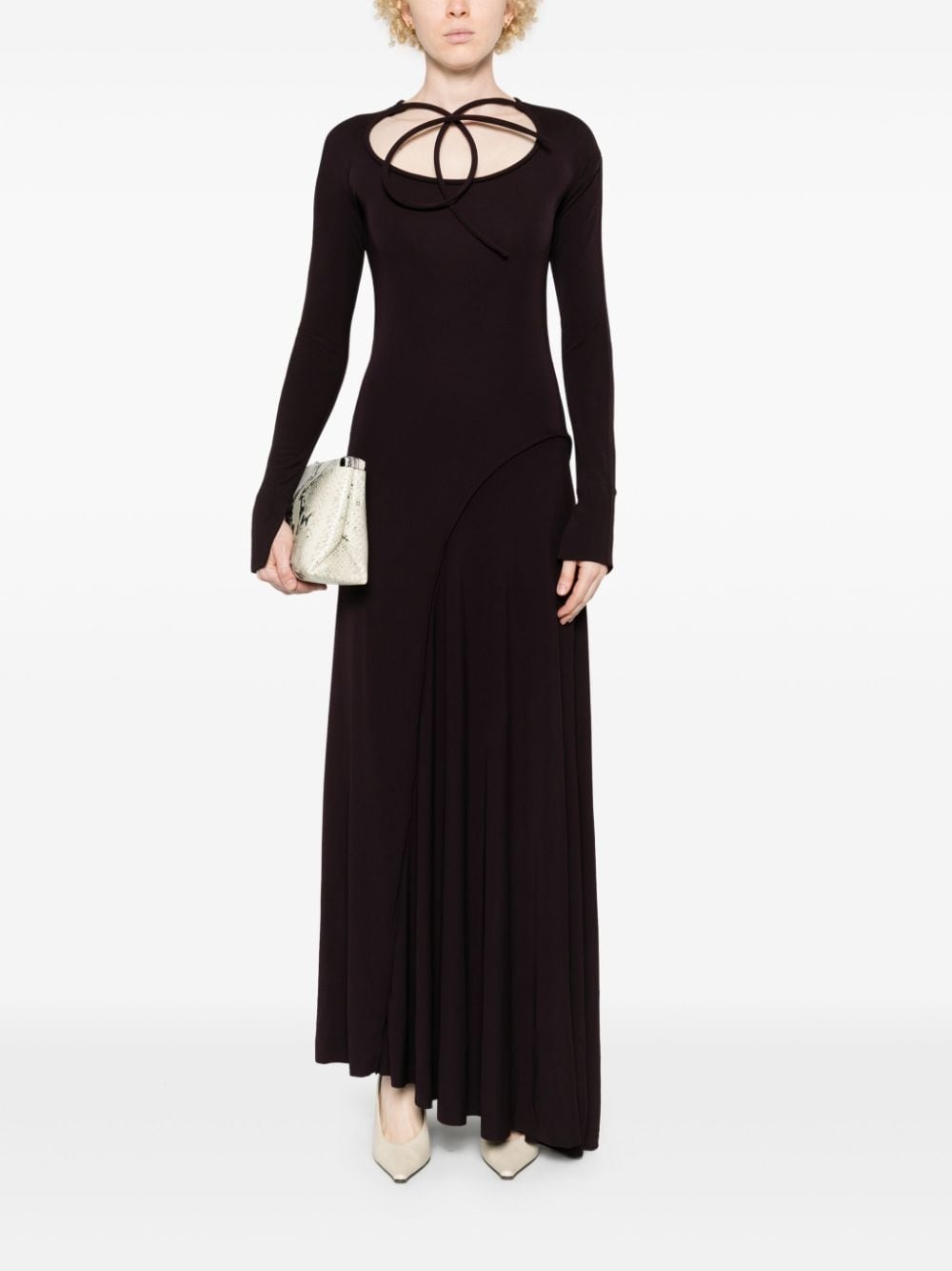 panelled dress - 2