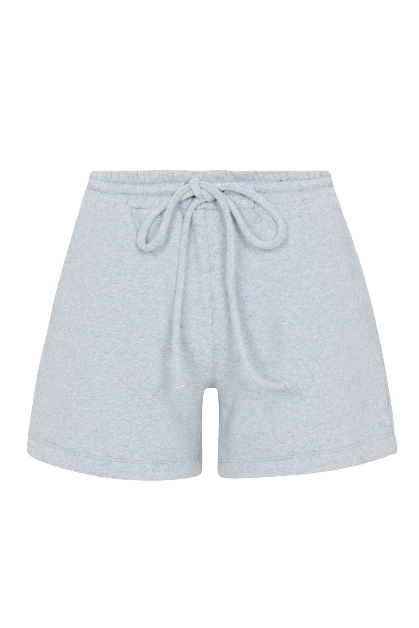 ICE BLUE MELANGE SWEATSHORTS - 5
