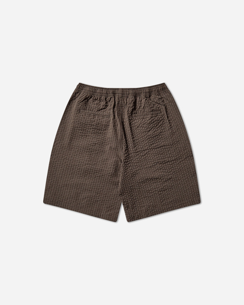 BRAIN DEAD Men's Nylon Ripstop Equipment Shorts Chocolate outlook