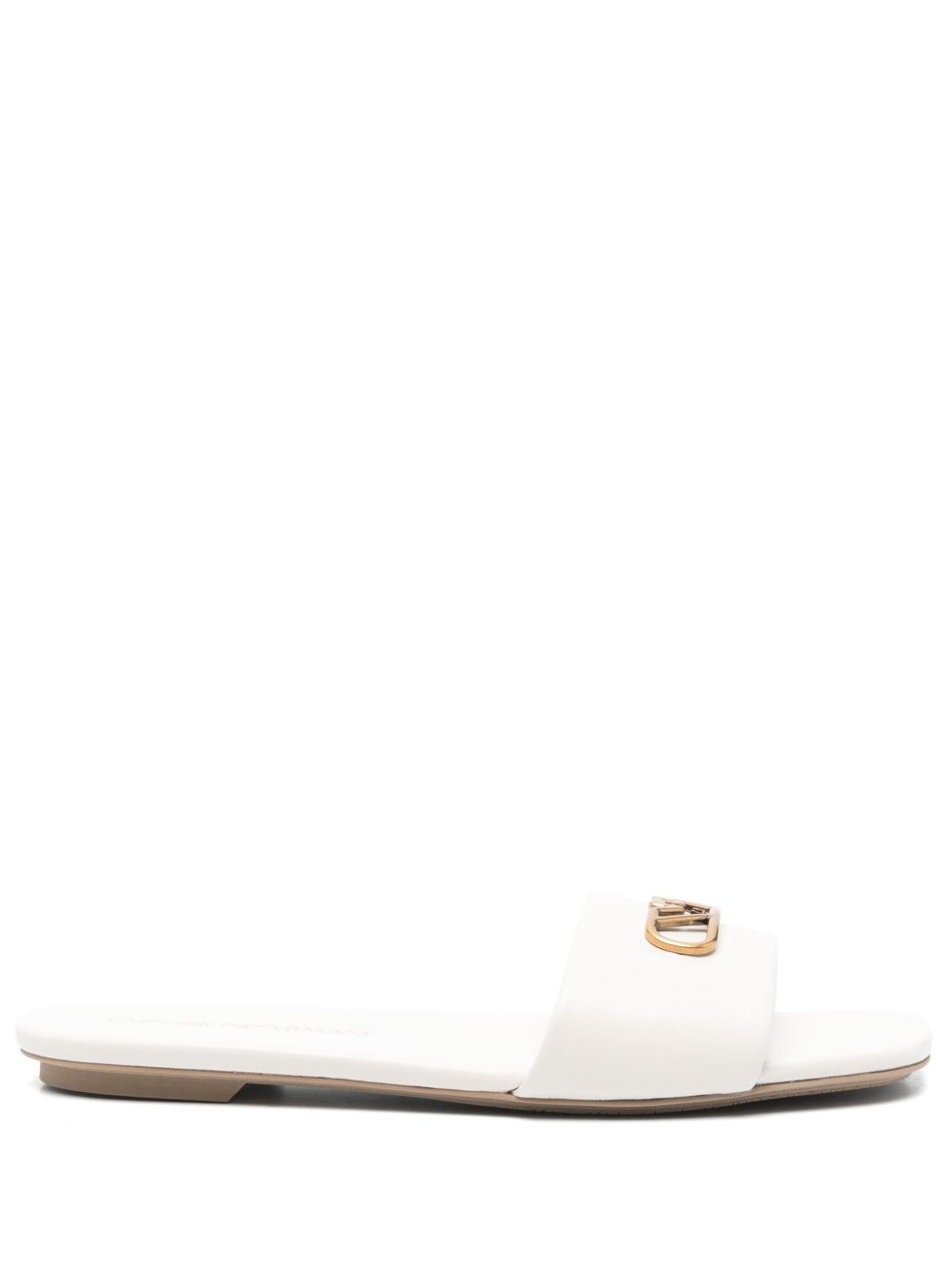 logo-plaque sandals - 1