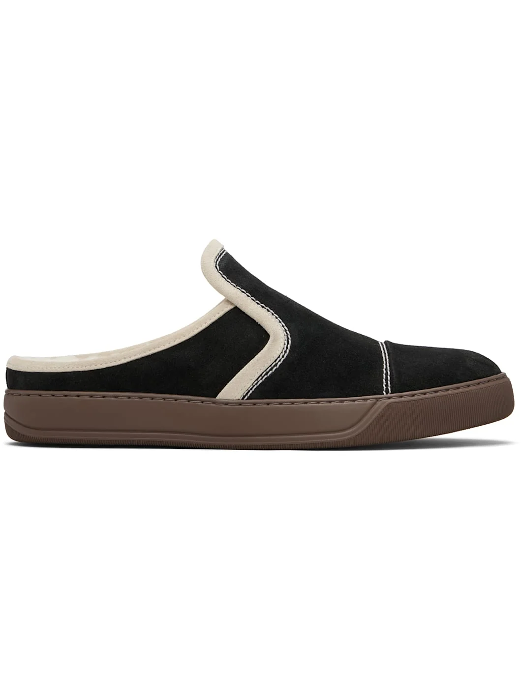 Black DBB1 Suede Mule Sneakers - 1