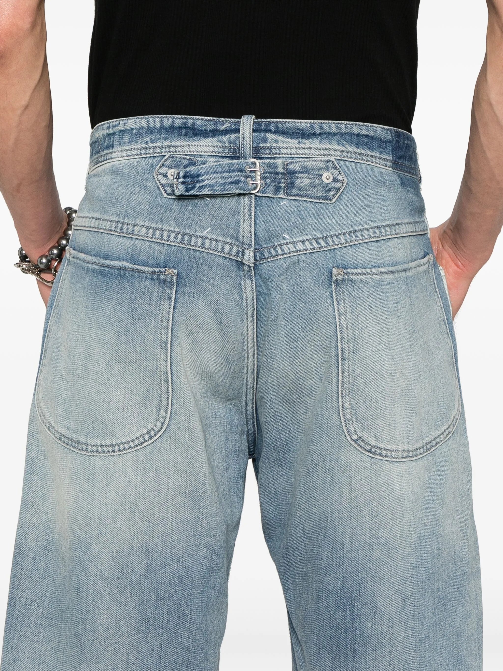 Cut-off Denim Shorts - 4