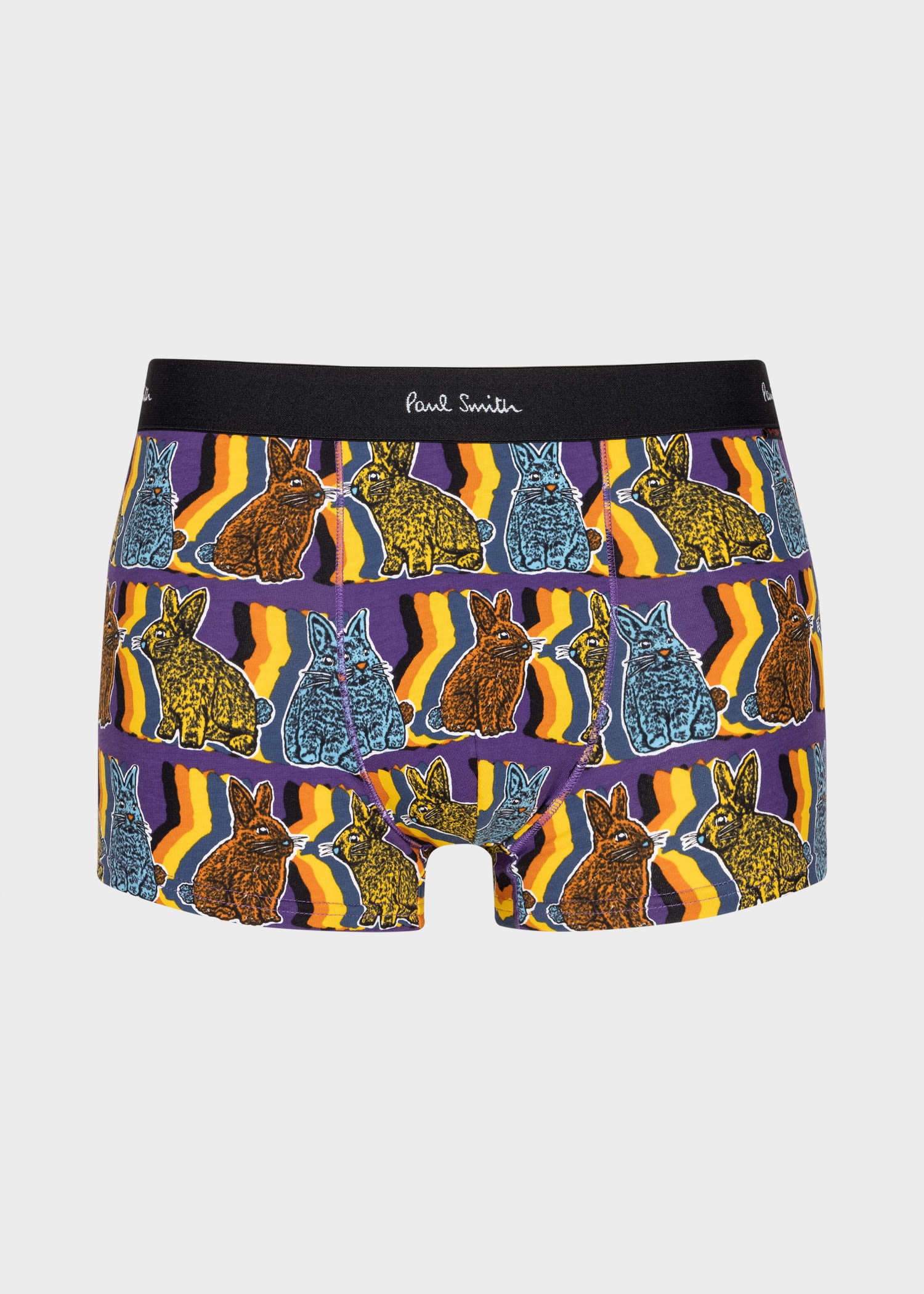 'Bunny Shadow' Print Low-Rise Boxer Briefs - 1