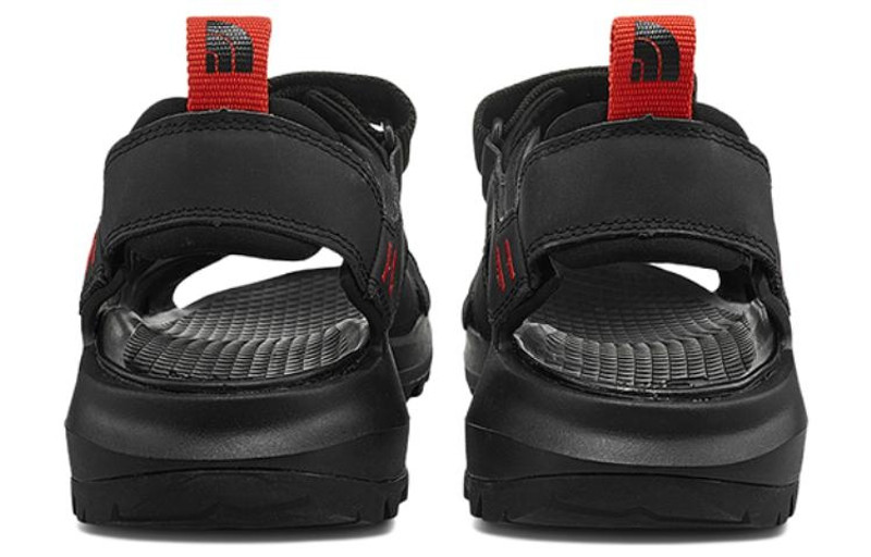 The North Face THE NORTH FACE Hedgehog III Sandals 'Asphalt  Grey with Retro Orange' 46BH-KT0 outlook