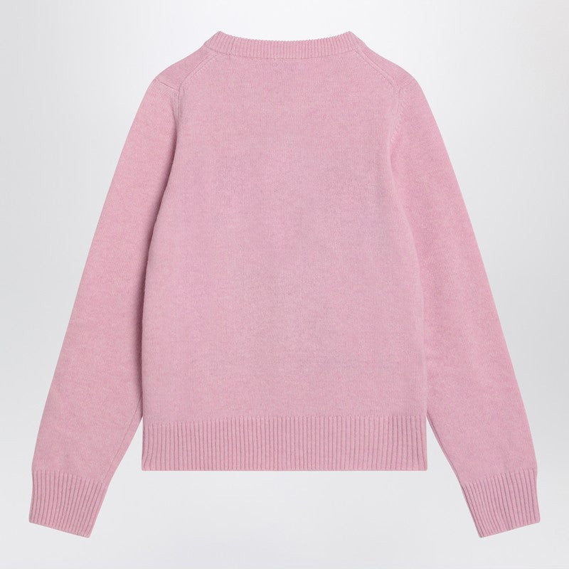 Ganni Pink Sweater With Poodle Women - 2