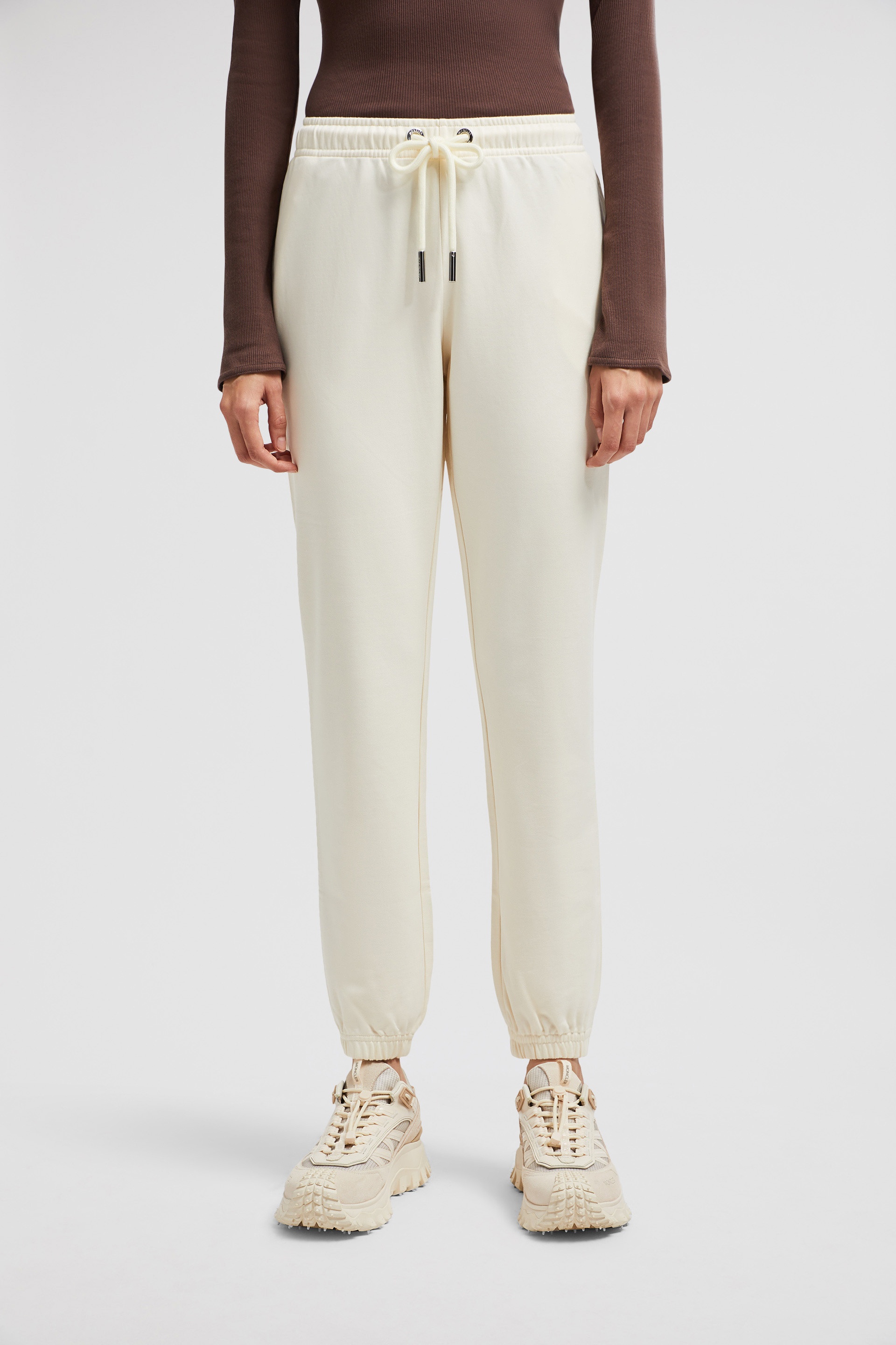 Logo Patch Cotton Sweatpants - 3