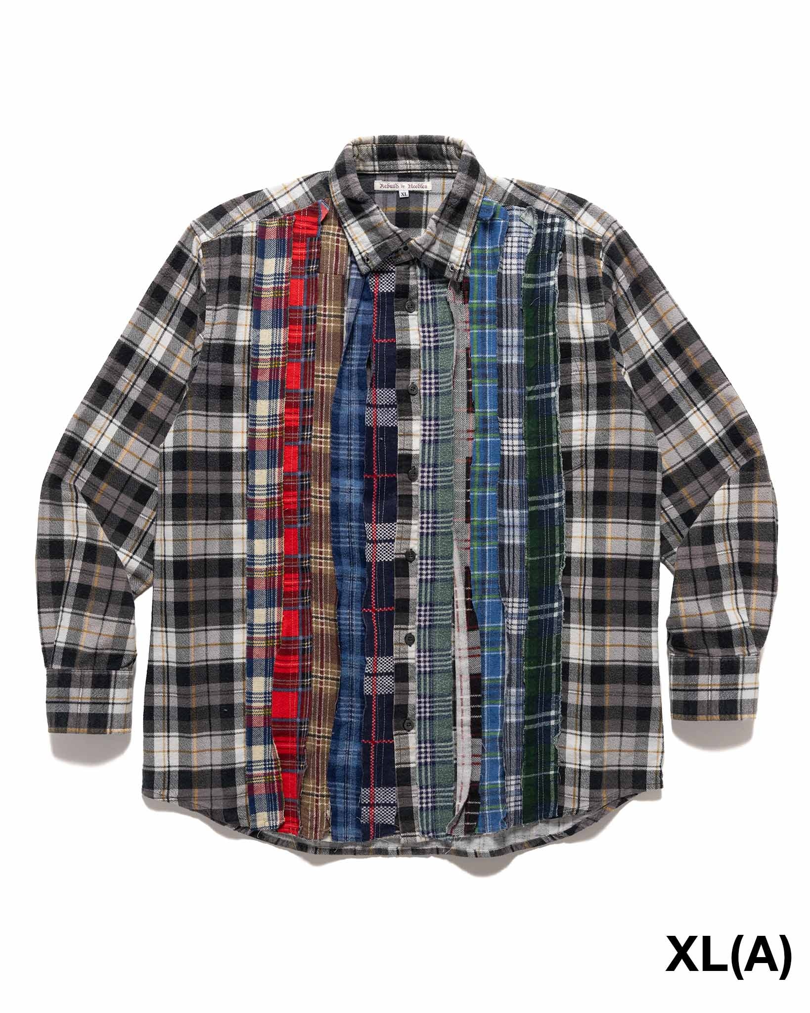 Rebuild by Needles Flannel Shirt -> Ribbon Shirt Assorted - 17