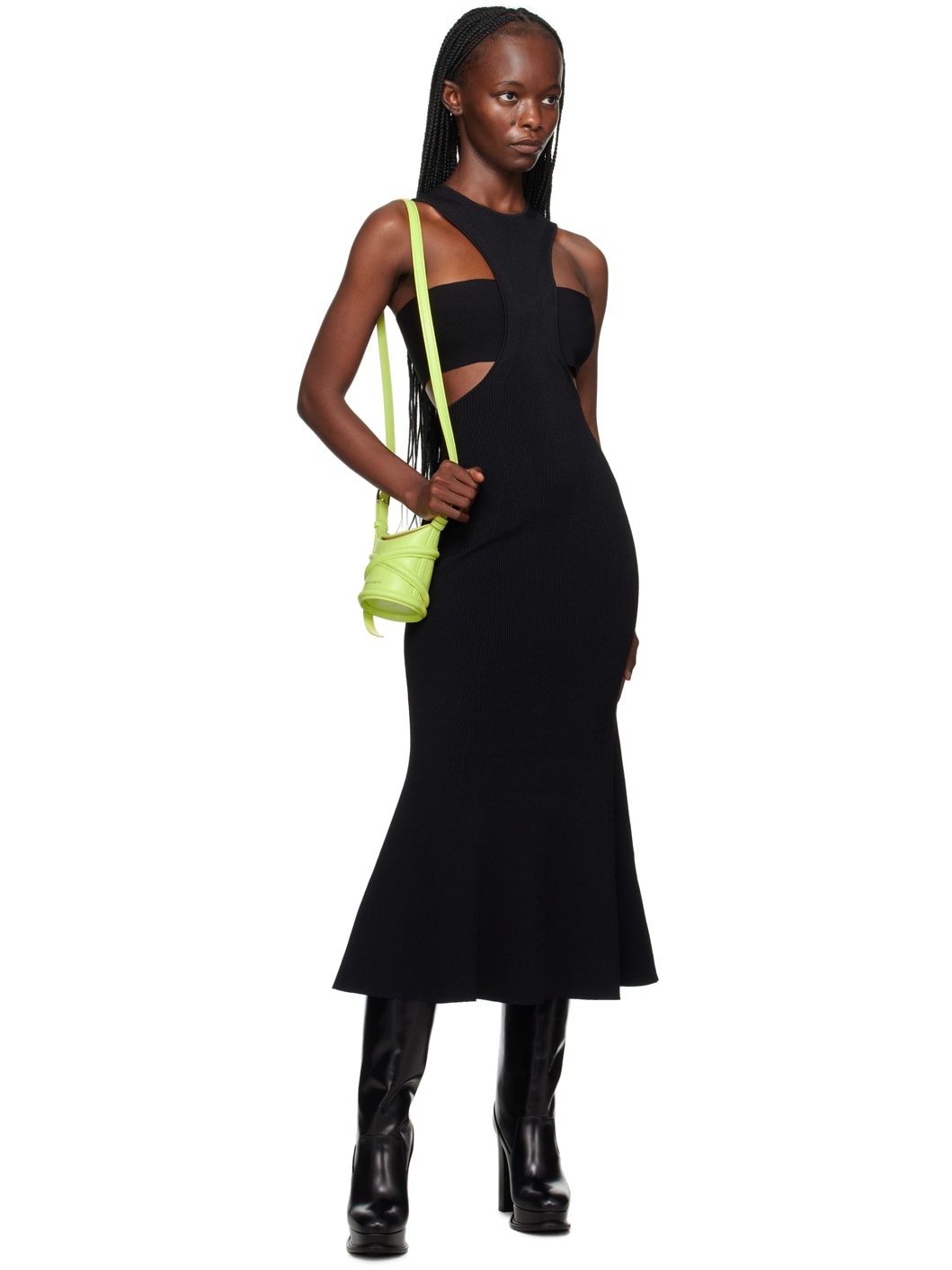 Yellow Micro 'The Curve' Bag - 4