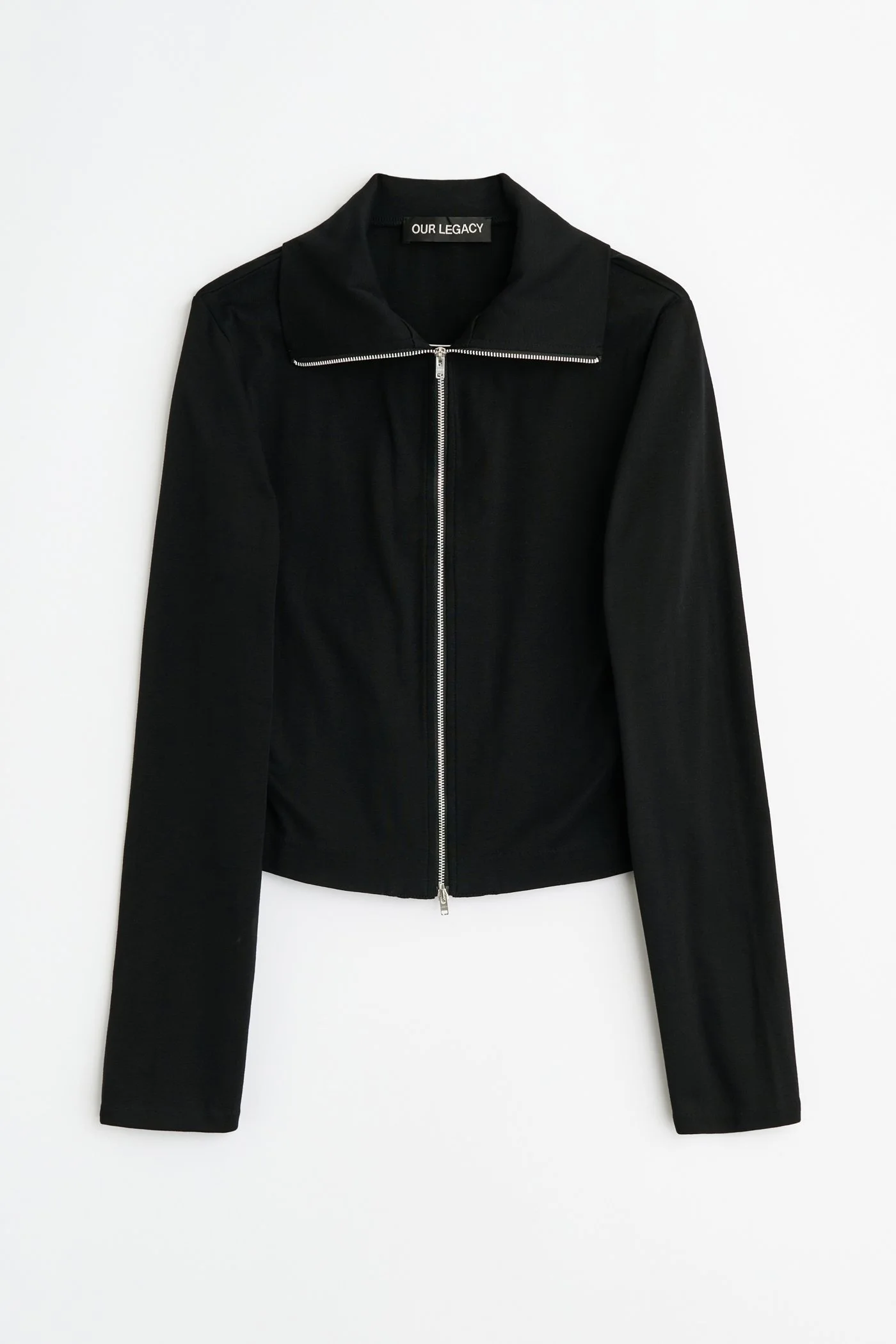 Slim Zip Longsleeve Coal Essential Rib - 1