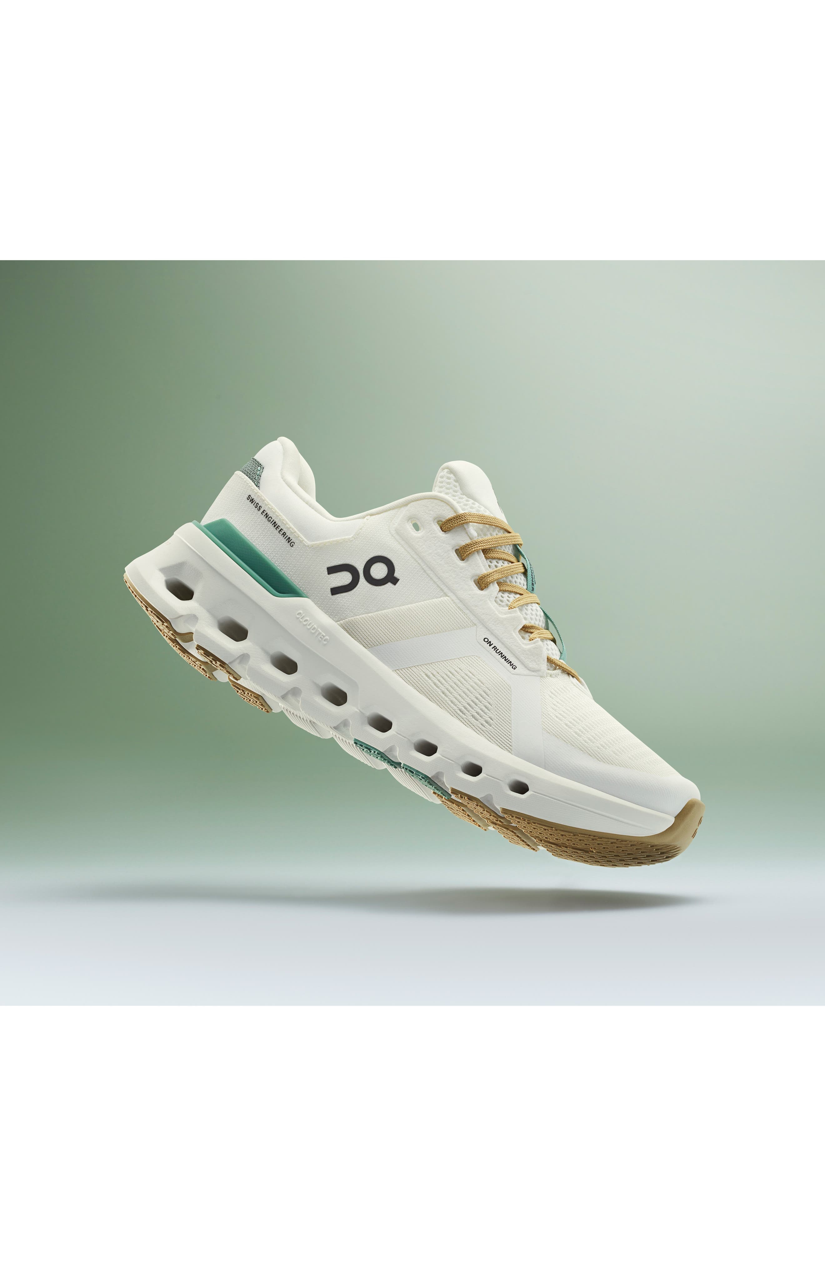 On Cloudrunner 2 Running Shoe in White/Green at Nordstrom - 9