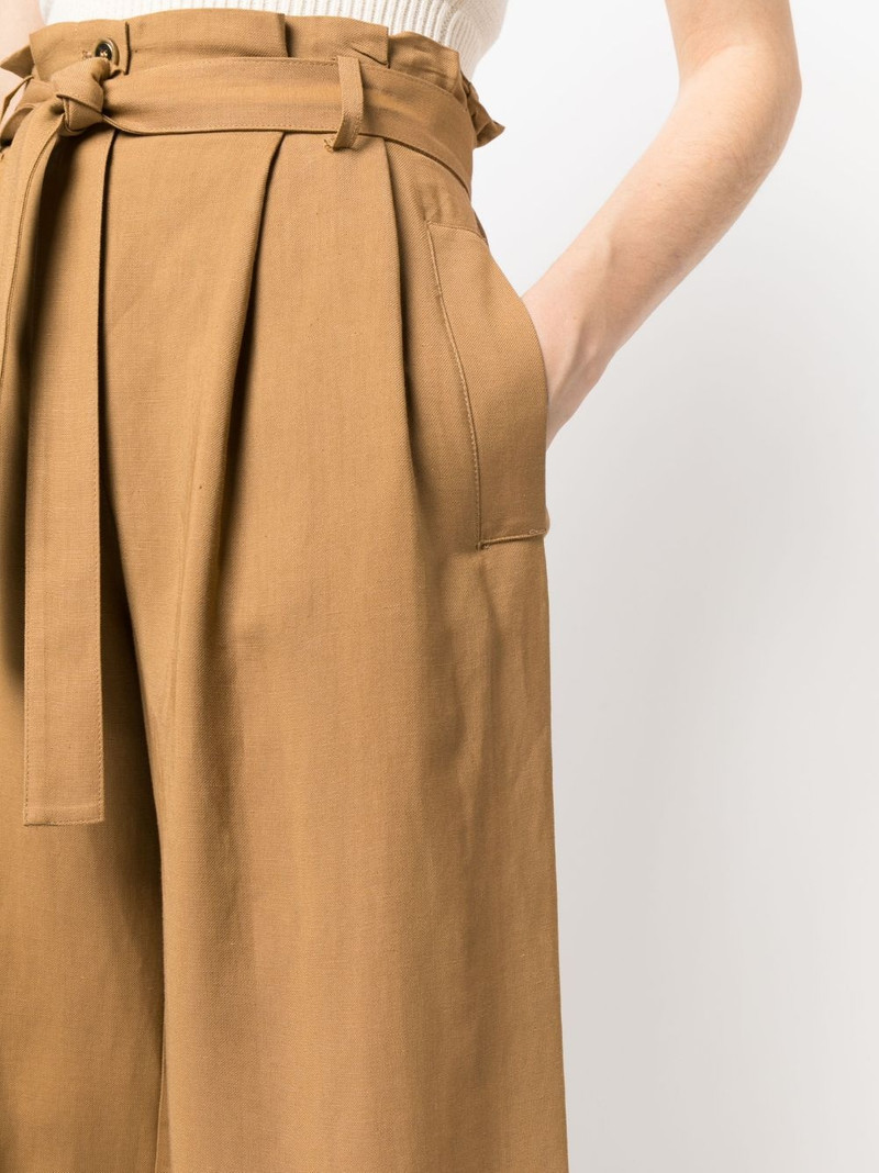 high-waisted cropped trousers 5