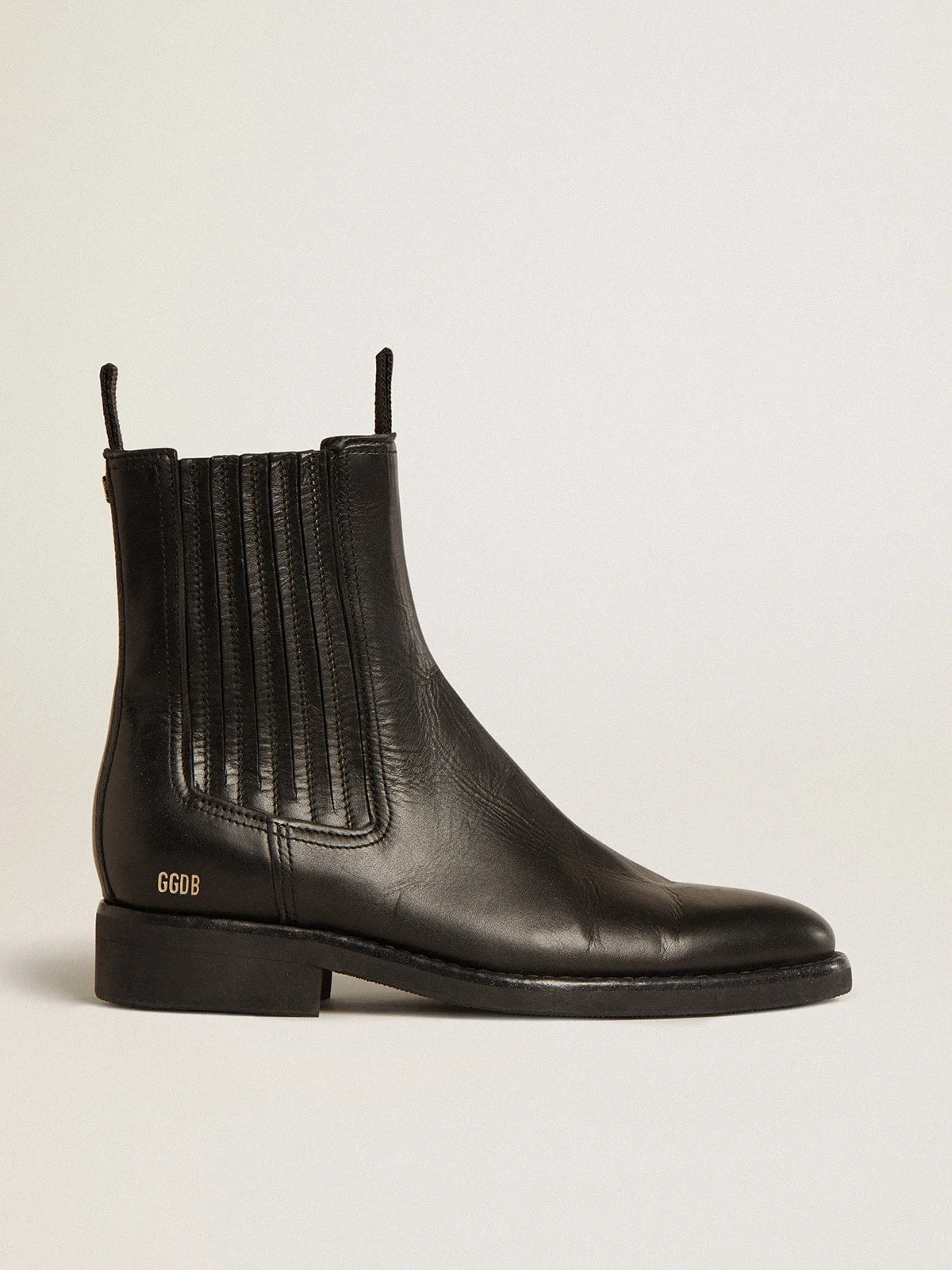 Women’s Chelsea boots in black leather - 1