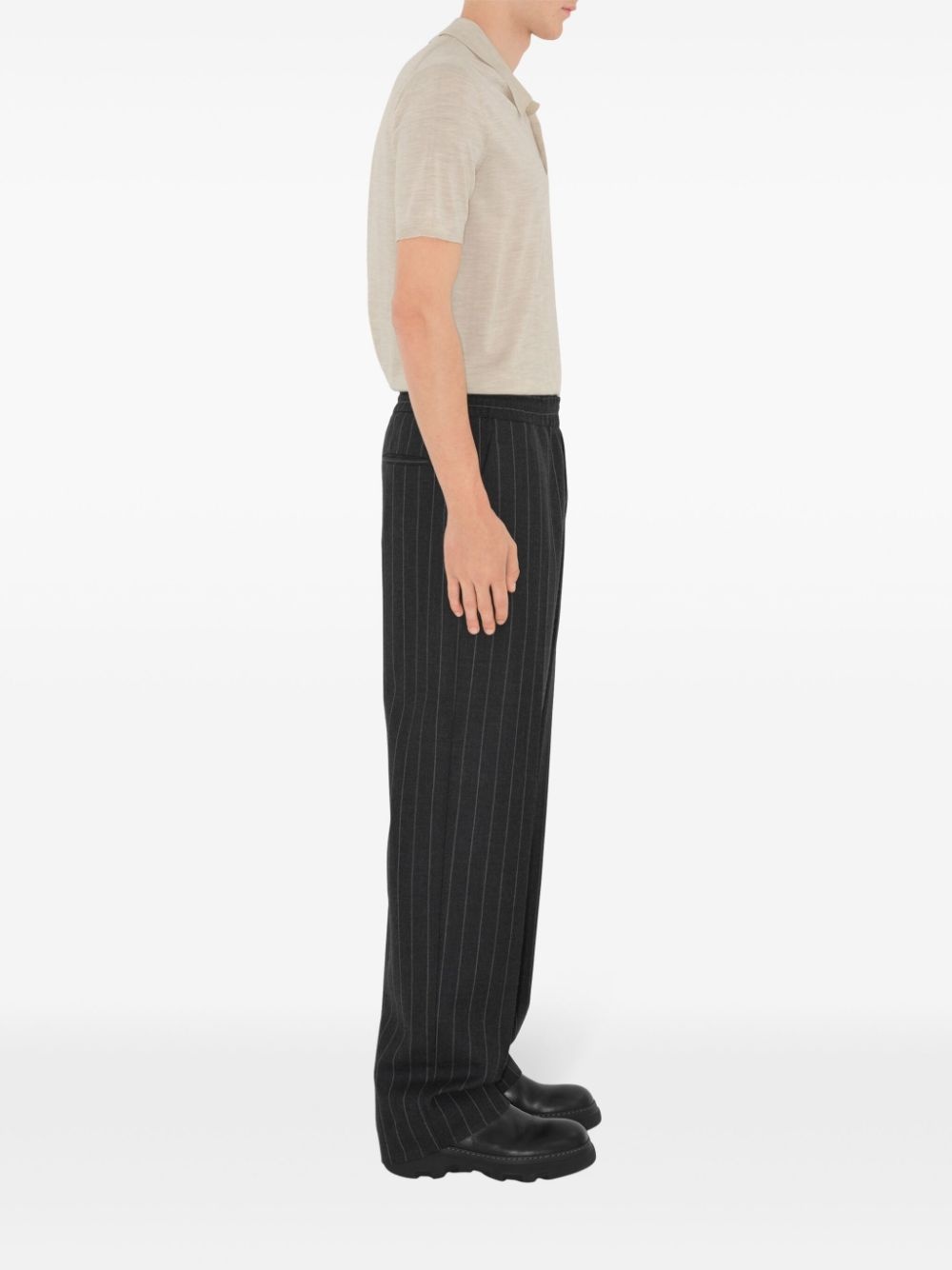 wool polo shirt - 3