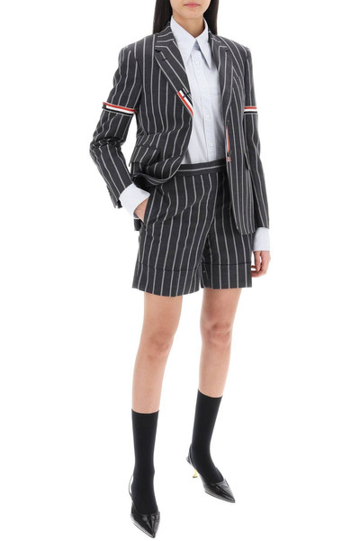 Thom Browne STRIPED SINGLE-BREASTED JACKET outlook