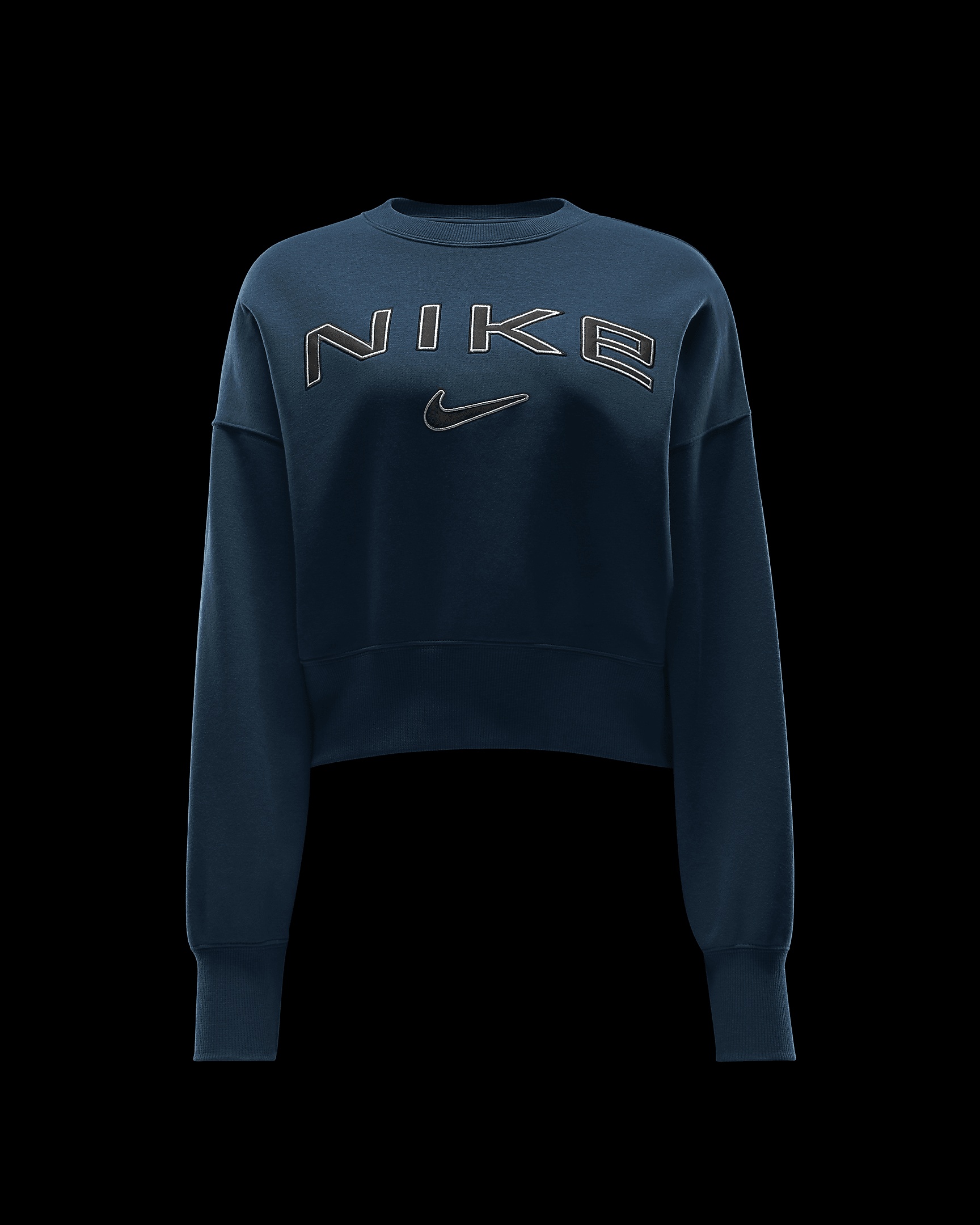 Nike Sportswear Phoenix Fleece Women's Over-Oversized Crew-Neck Logo Sweatshirt - 6