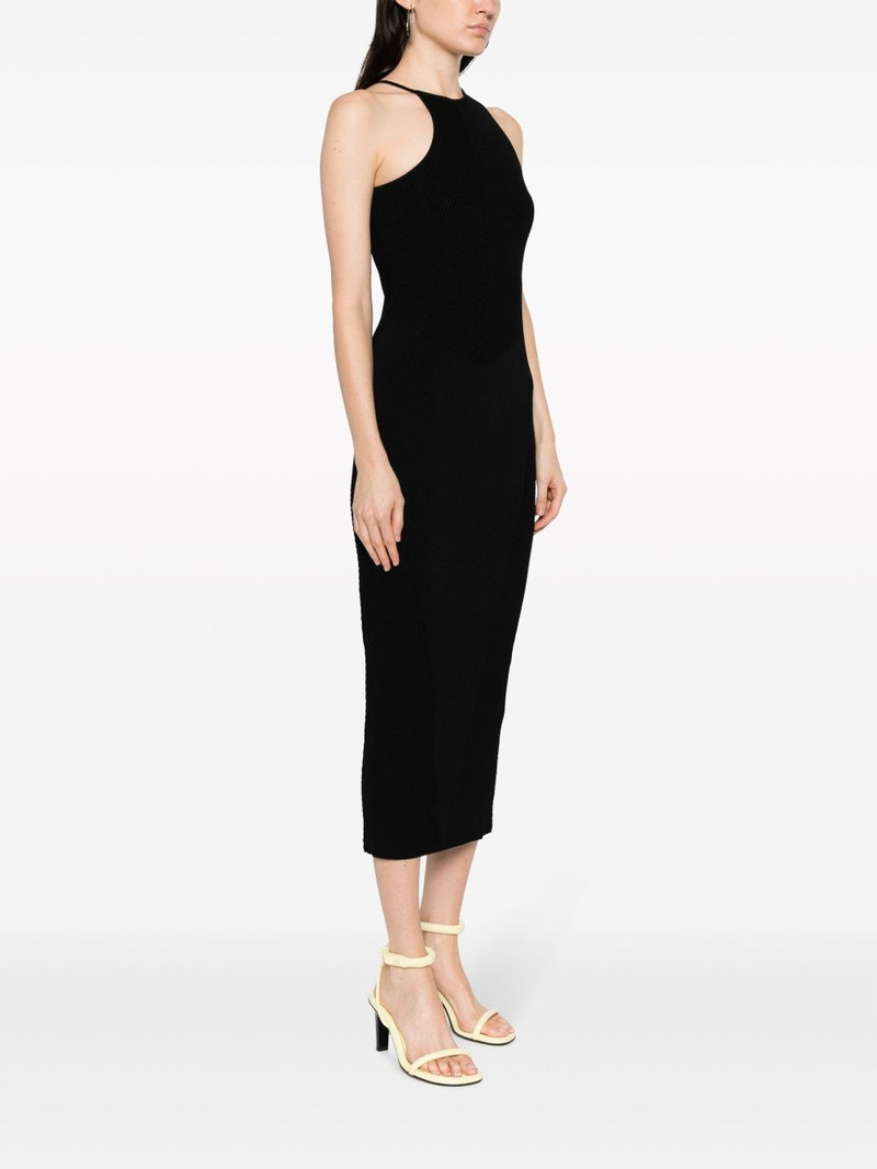 Altea asymmetric ribbed-knit midi dress 3