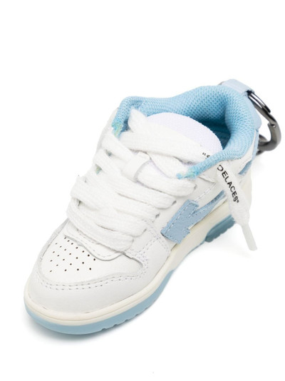 Off-White leather sneaker keyring outlook