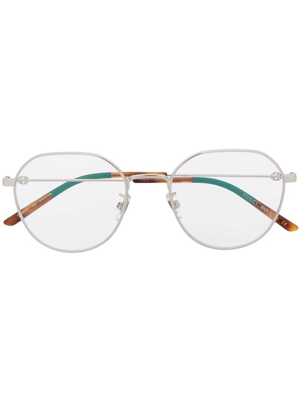 GG0684O soft round-frame glasses - 1