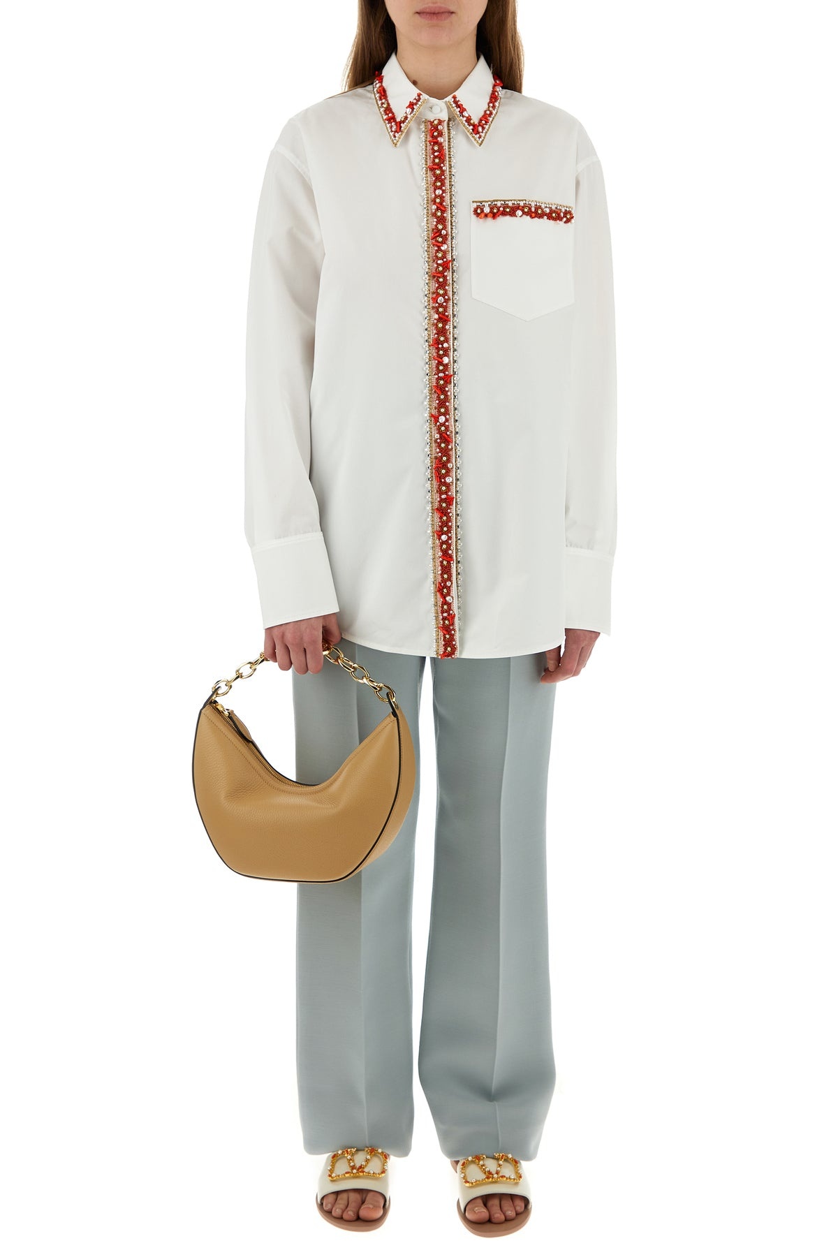White poplin shirt - 6