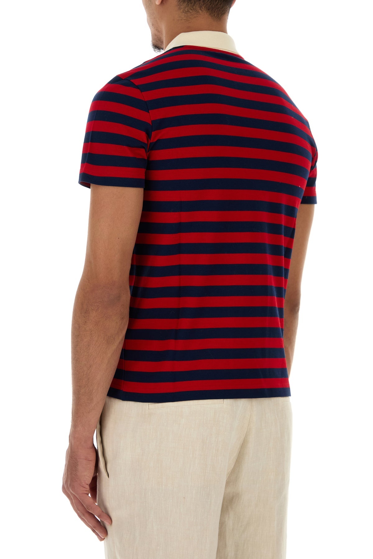 Embroidered piquet polo shirt - 4