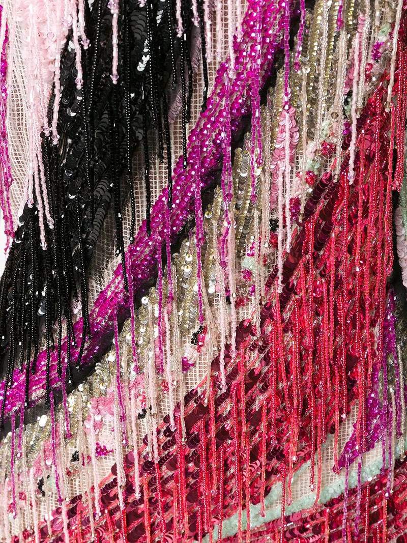 fringed Vivara long dress 5