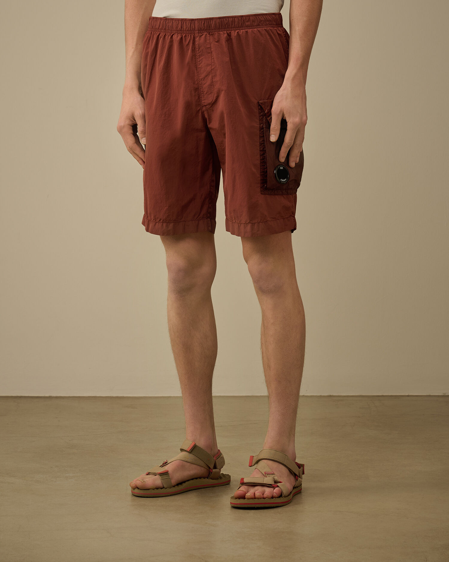 Flatt Nylon Mixed Cargo Swim Shorts - 3