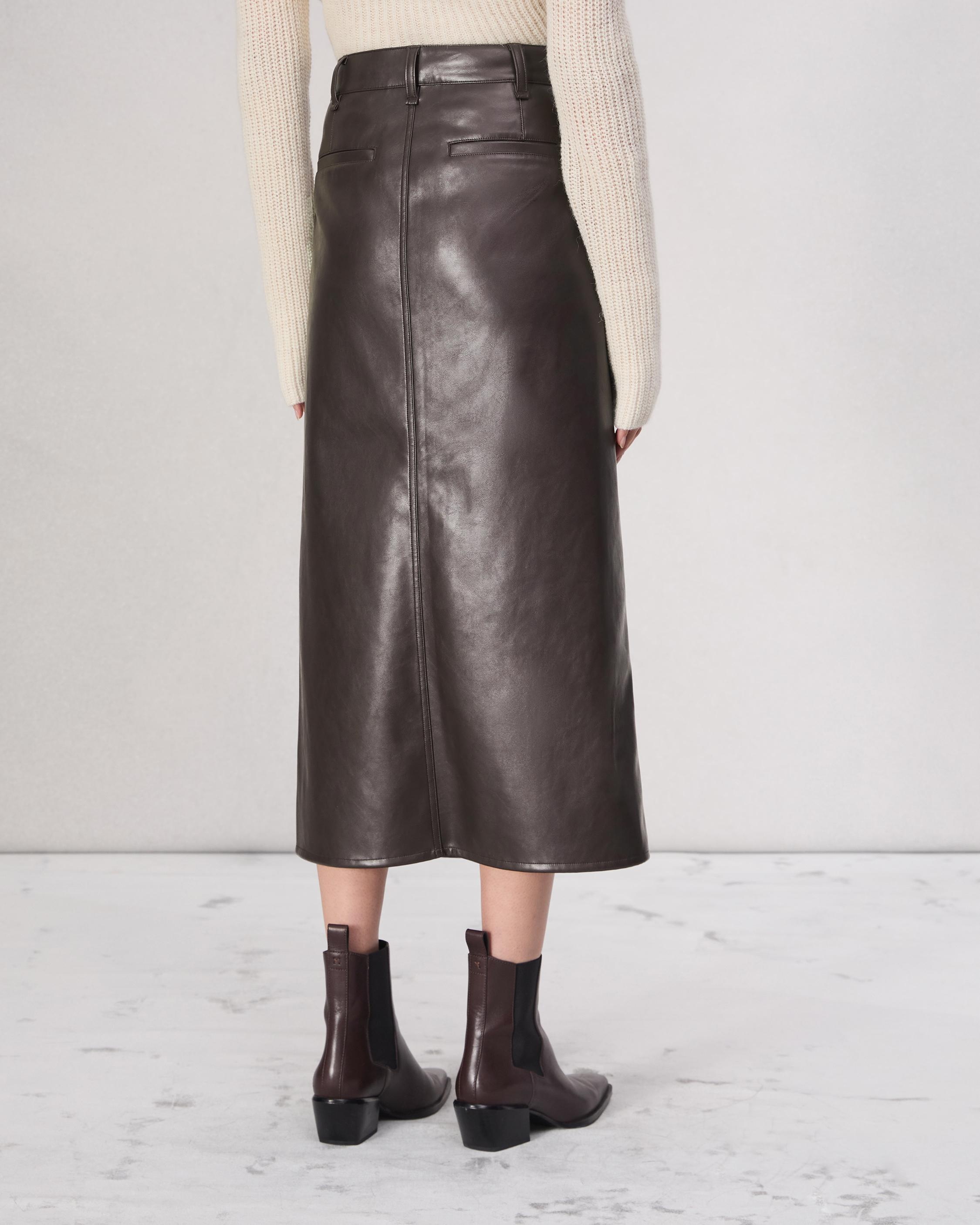 Rayne Faux Leather Skirt - 5
