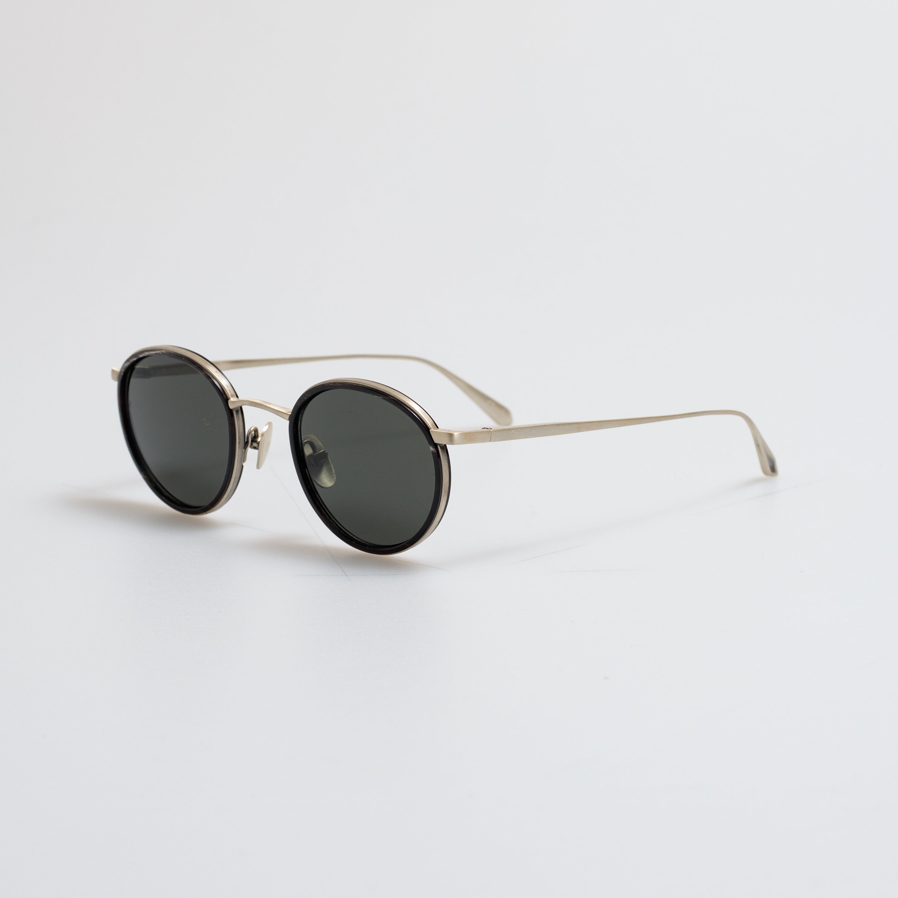 Chaplin Sunglasses in Buffalo Horn and 925 Sterling Silver - 2