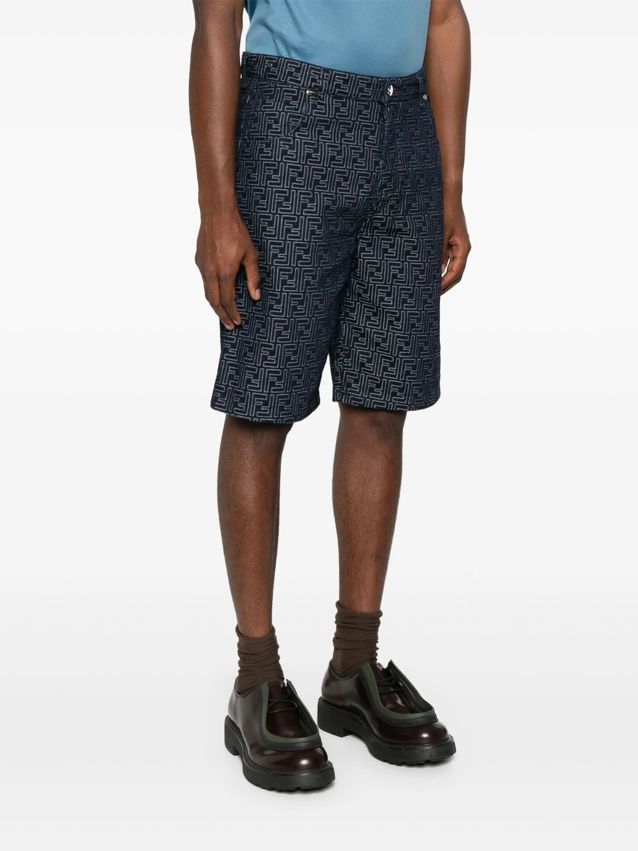 embroidered bermuda shorts - 3