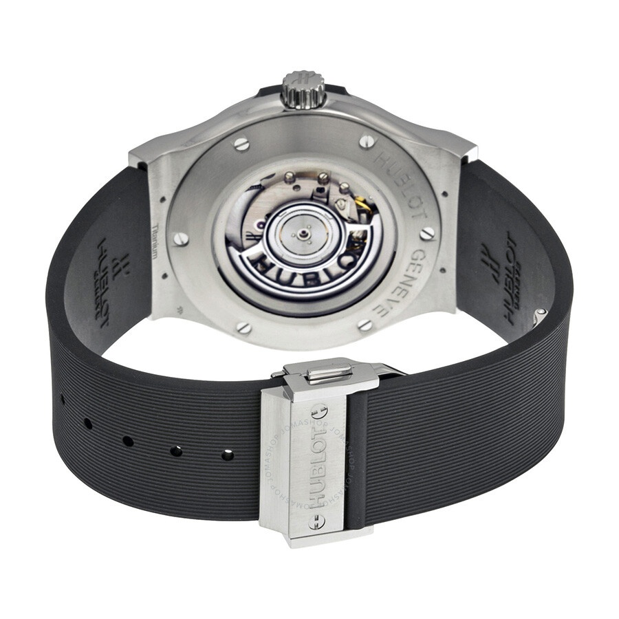 Hublot Classic Fusion Black Dial Black Rubber Men's Watch 511.NX.1170.RX - 3