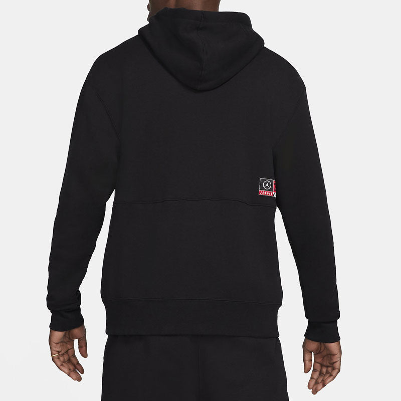 Air Jordan Logo Print Basketball Hoodies 'Black' CV2744-010 - 4