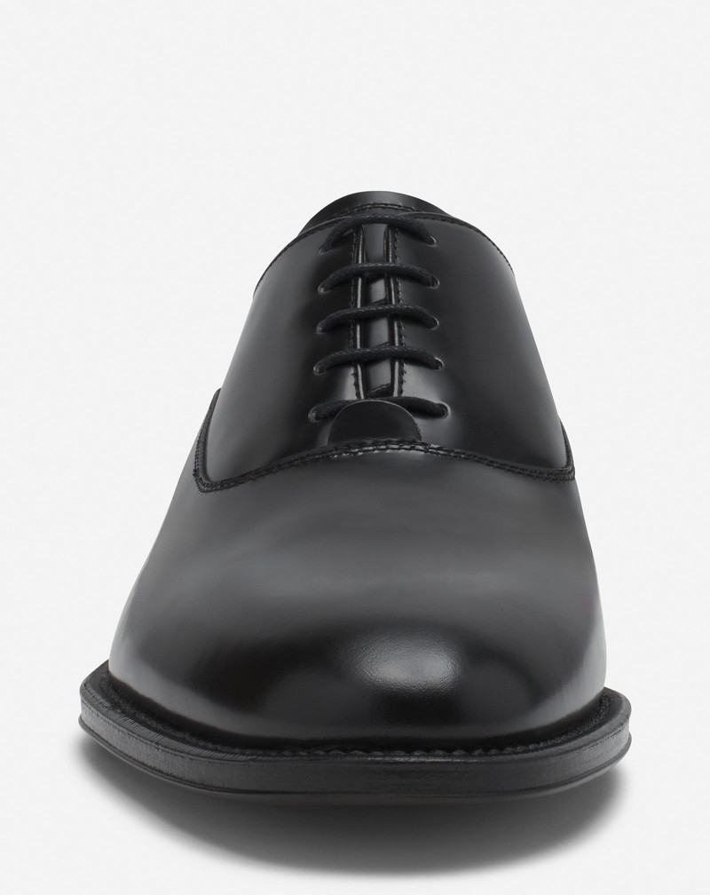 LANVIN SIGNATURE LEATHER OXFORD SHOES 7