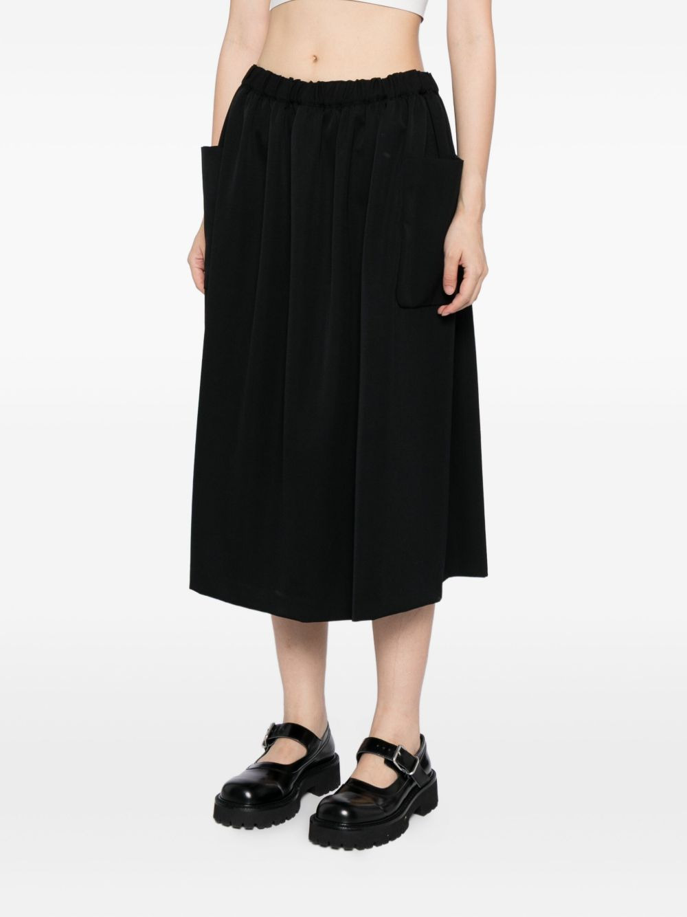 wool midi skirt - 3