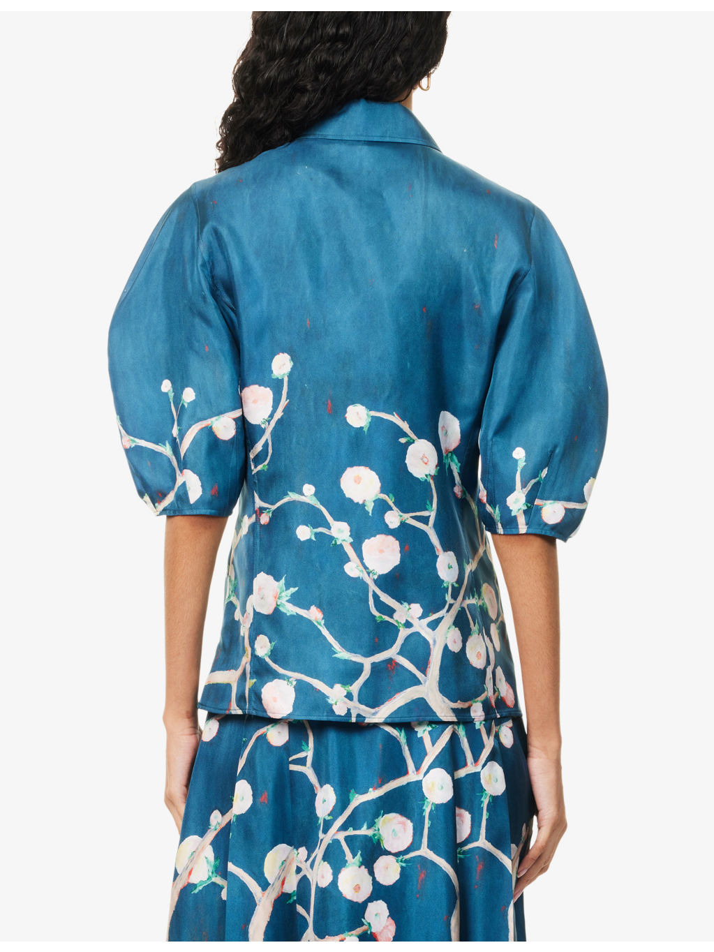 Sansi Floral Silk Shirt - 4