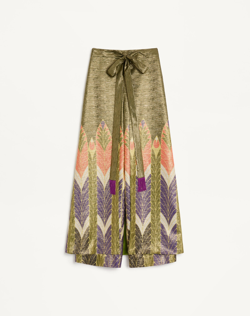 LUREX PANTS WITH VOYAGE IMAGINAIRE PRINT 1