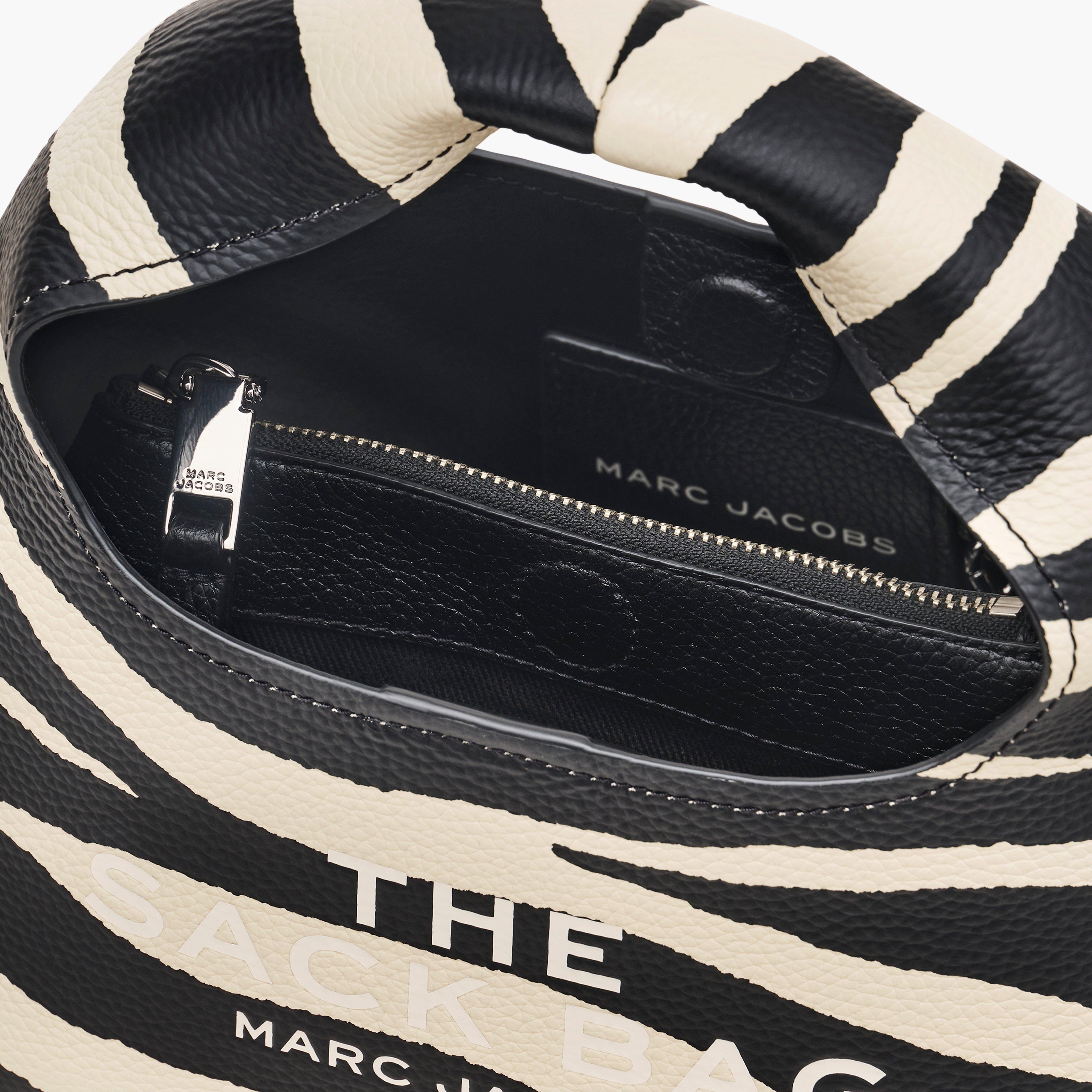 THE ZEBRA LEATHER MINI SACK BAG - 5
