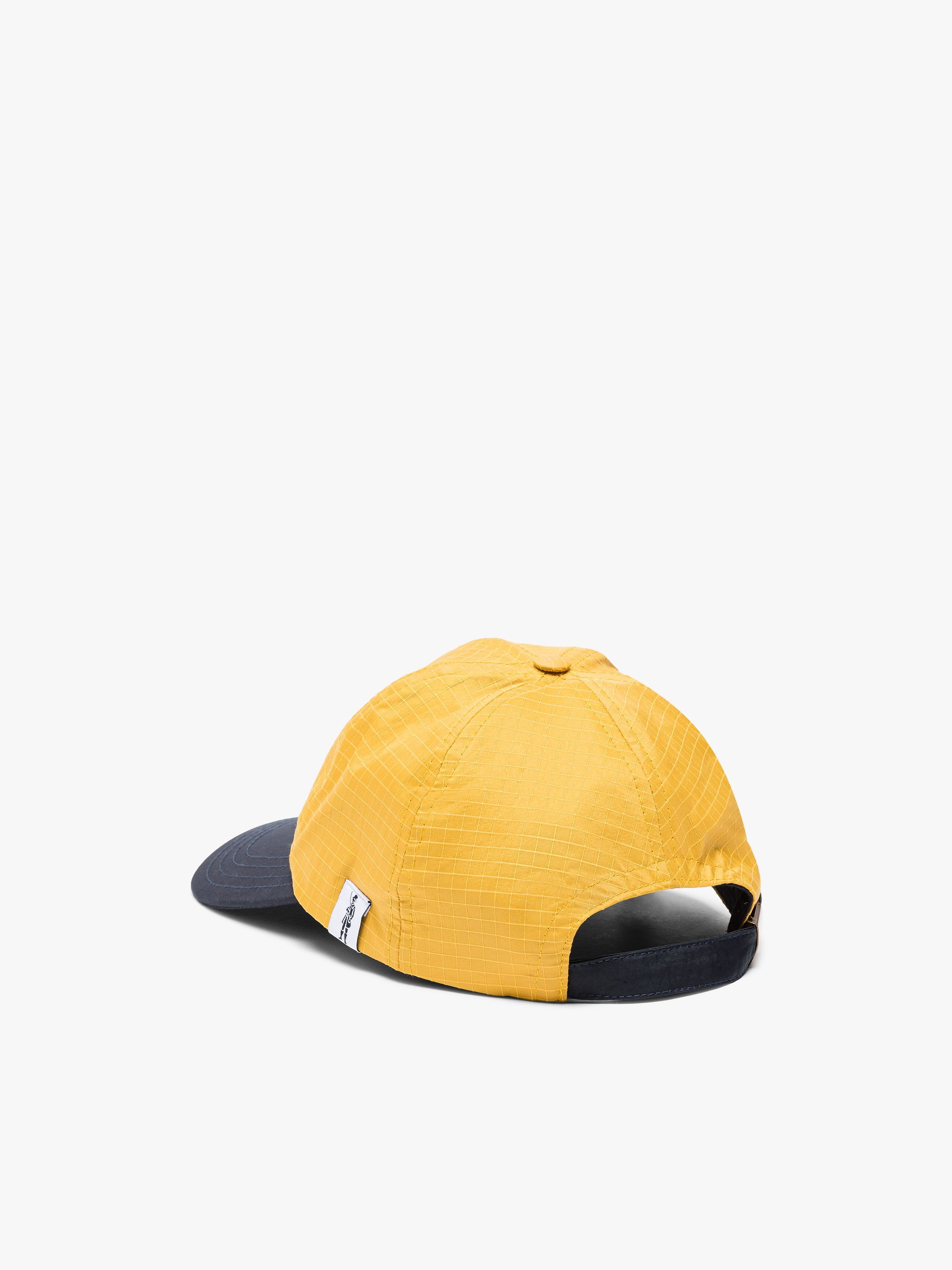 TIPPING YELLOW NYLON & RAINTEC BASEBALL CAP | ACC-HA04 - 3