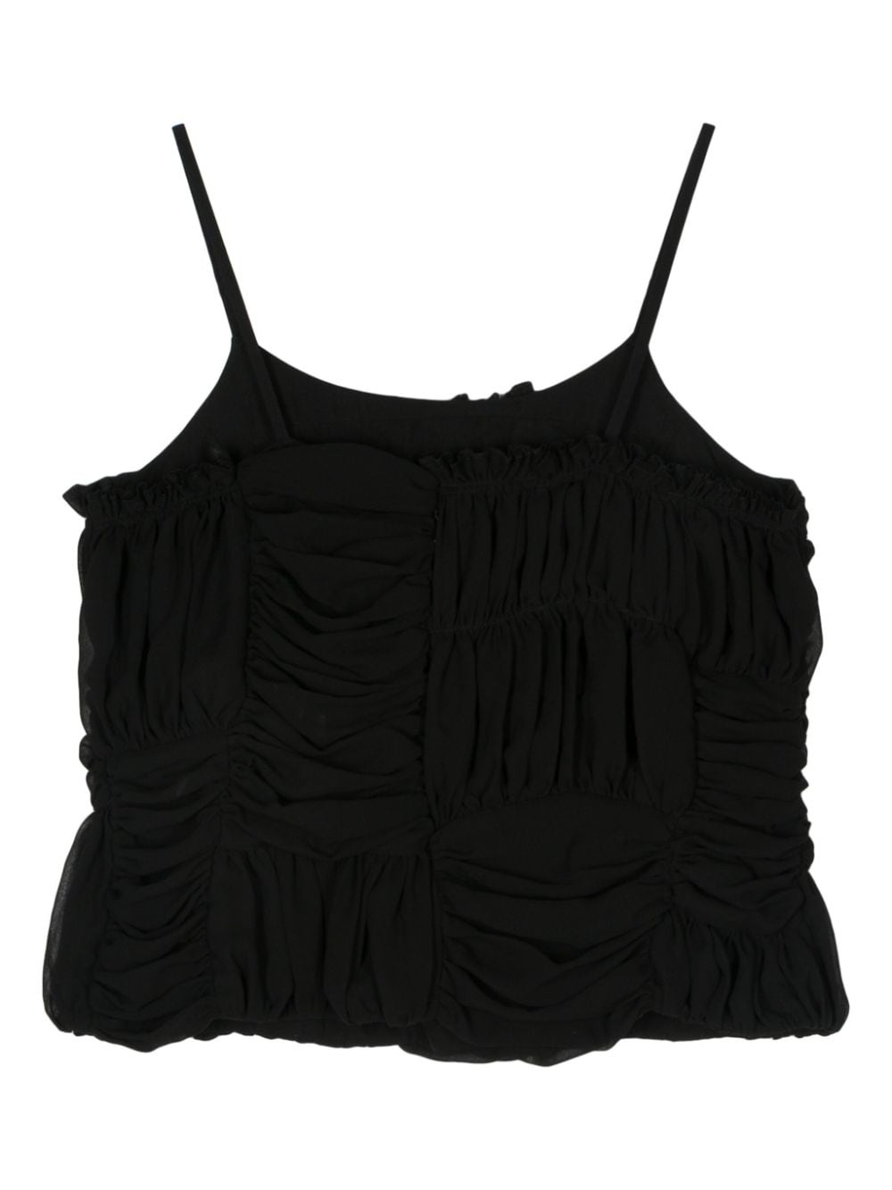 draped-detail blouse - 2