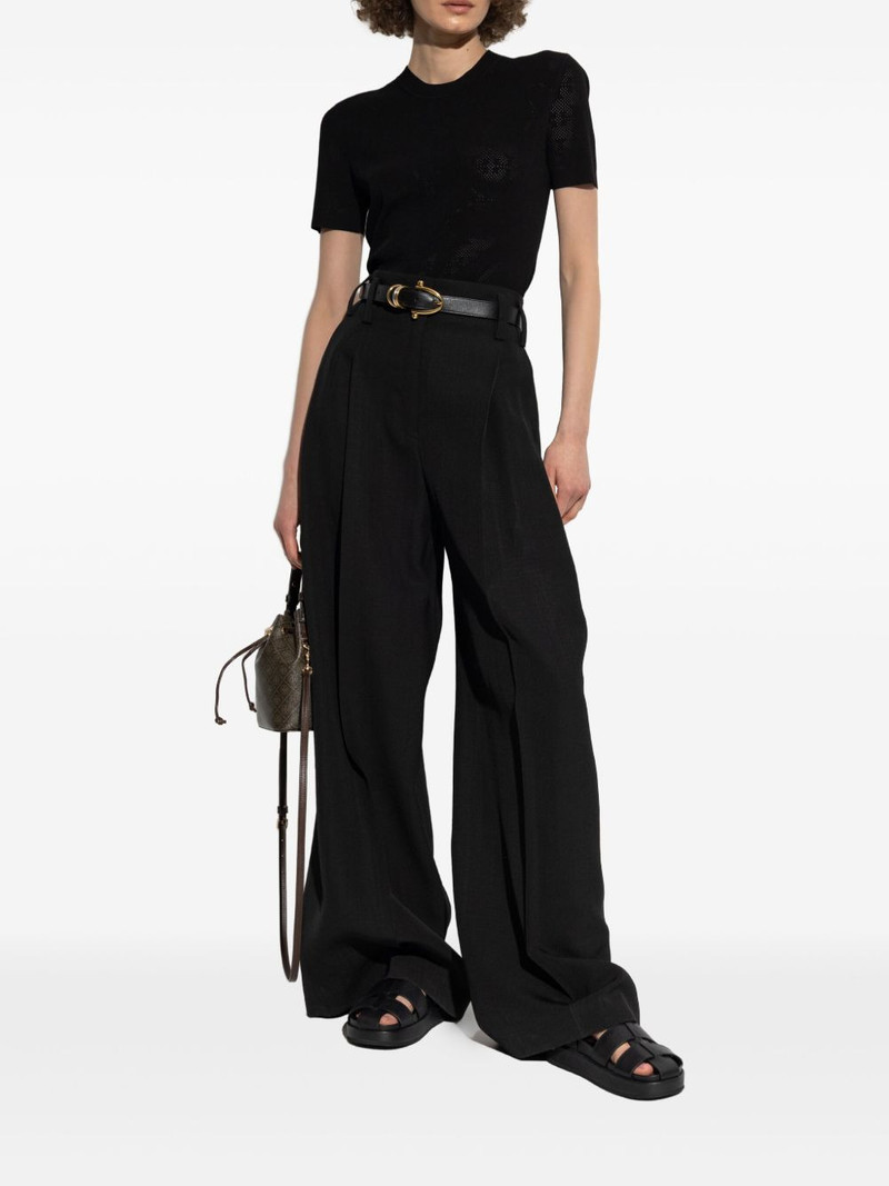 TORY BURCH perforated-knit top outlook