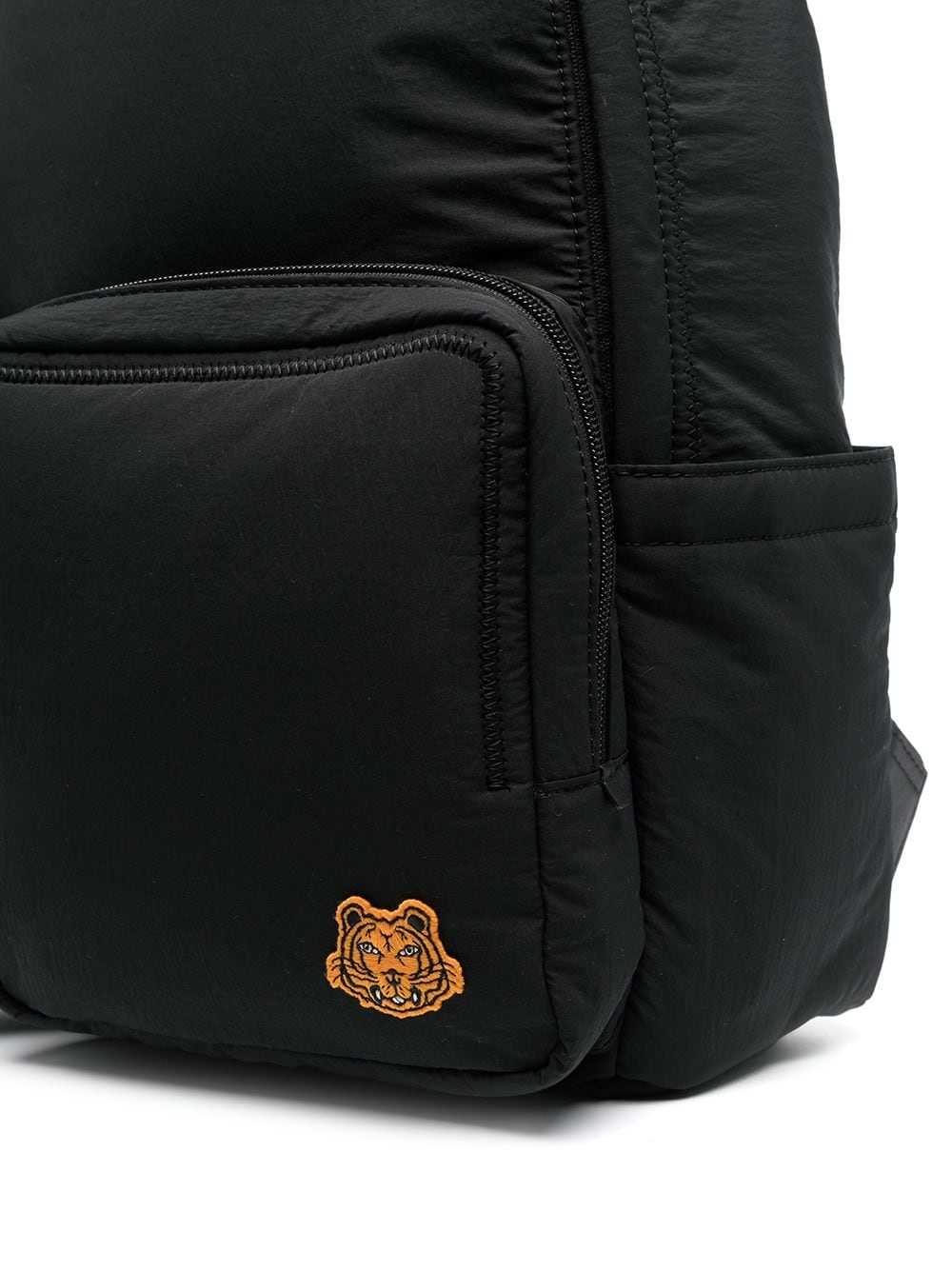 tiger motif patch backpack - 4