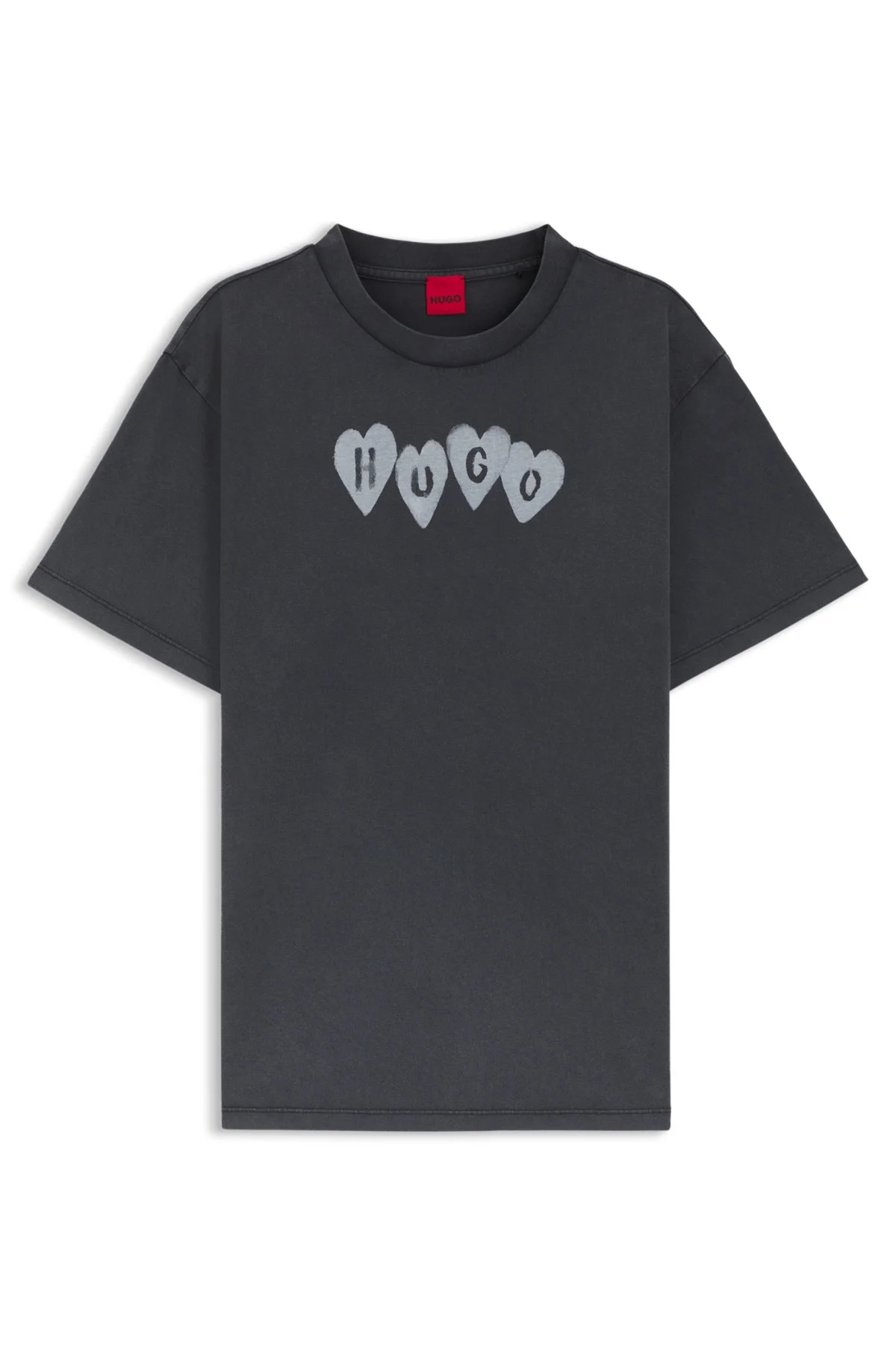 HEART-LOGO T-SHIRT IN COTTON JERSEY - 1