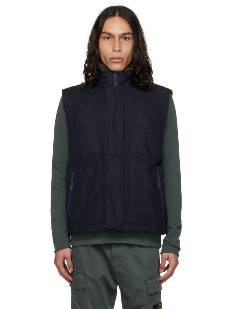 Navy Ghost Down Vest - 1