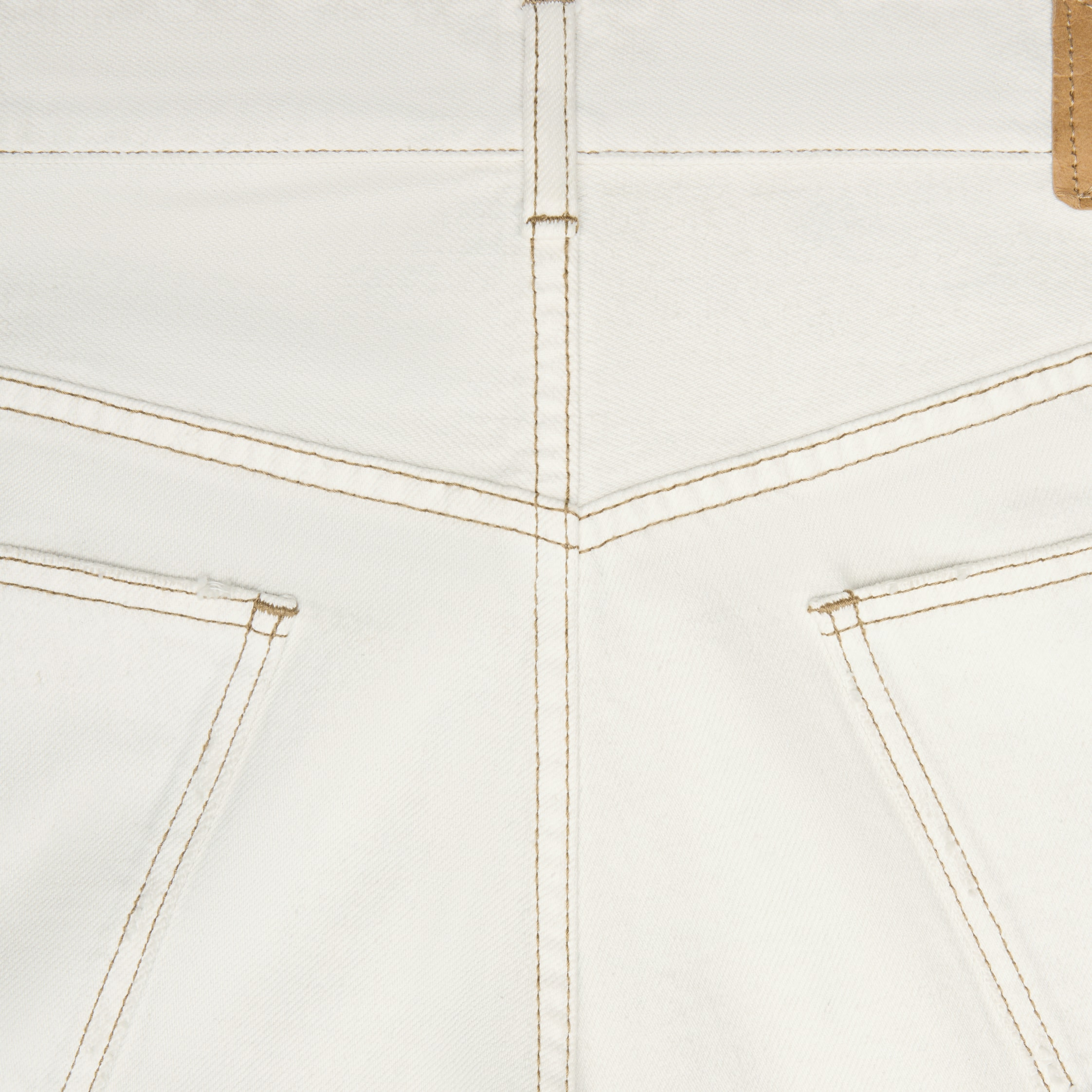 WIDE LEG JEANS IN heavy cotton twill - 3