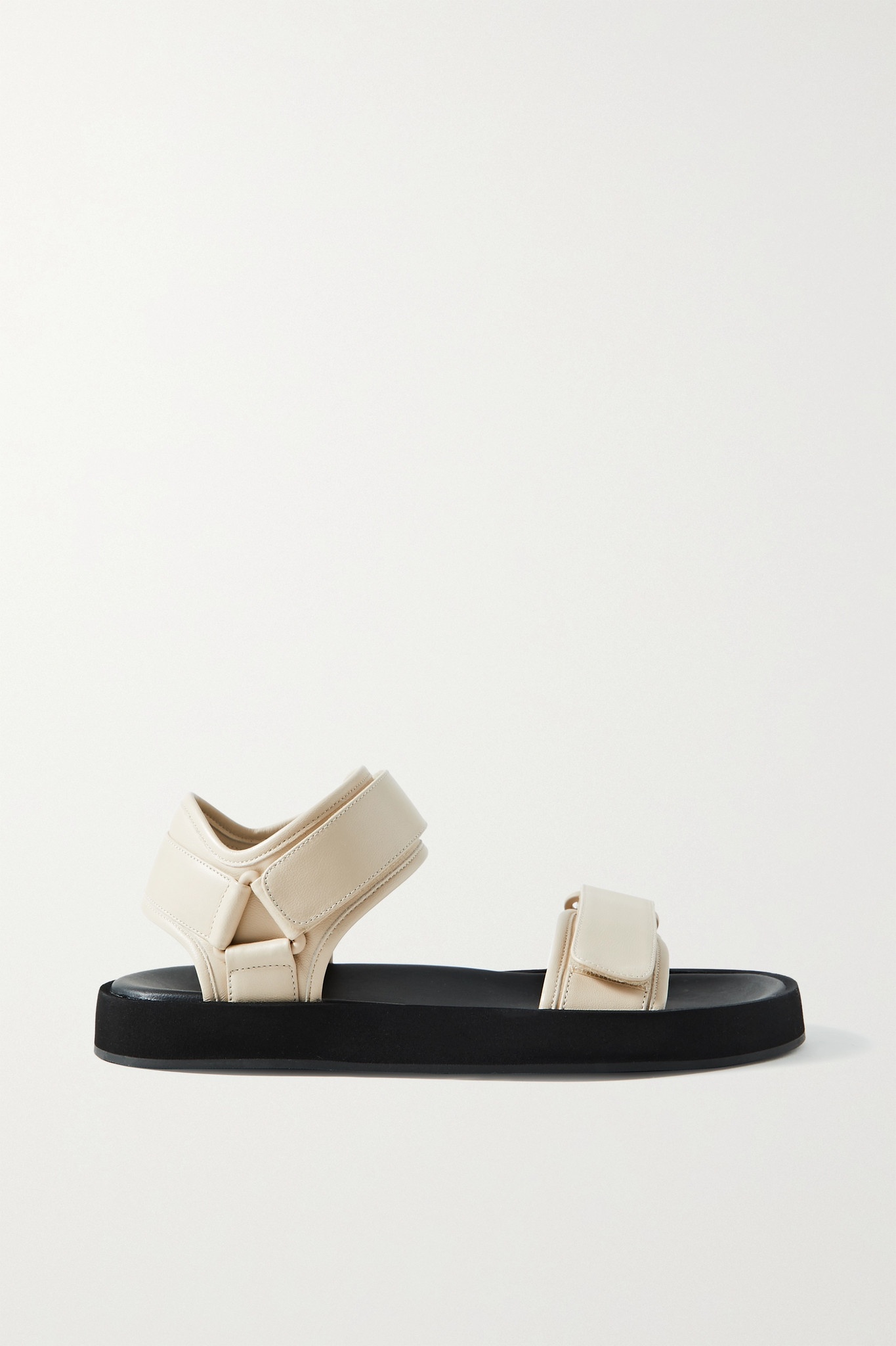 Hook and Loop leather sandals - 1