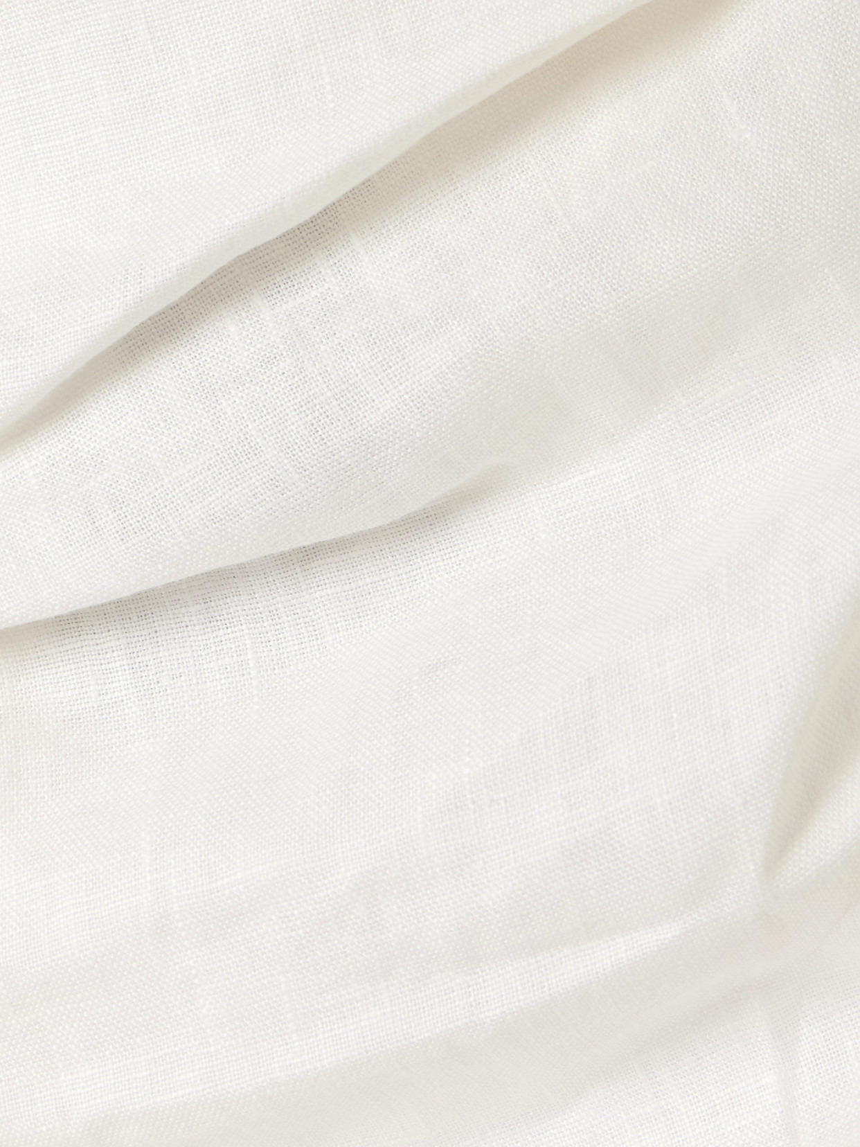 Noemi Ruched Linen Halterneck Mini Dress - 4