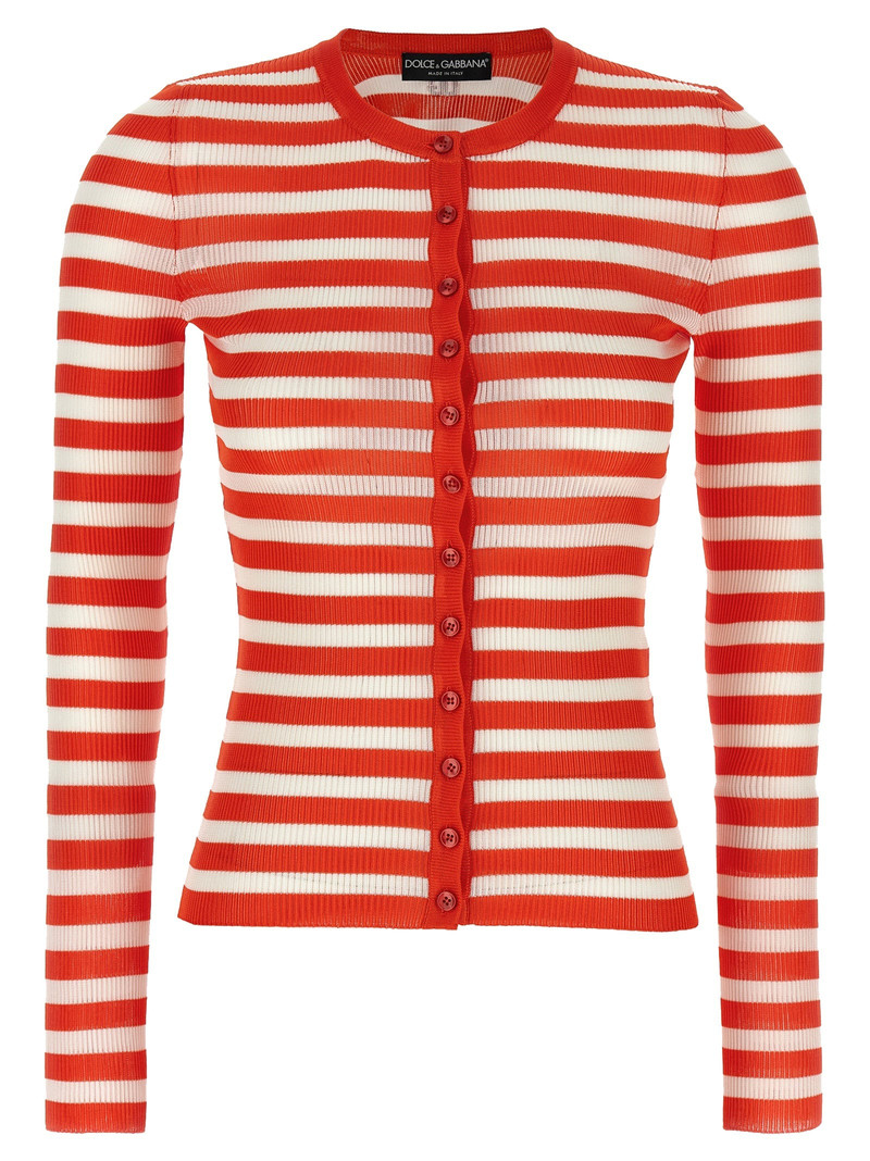 Dolce & Gabbana Women Striped Viscose Cardigan - 1