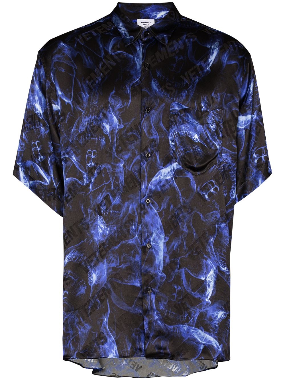 Fluid Skulls short-sleeve shirt - 1